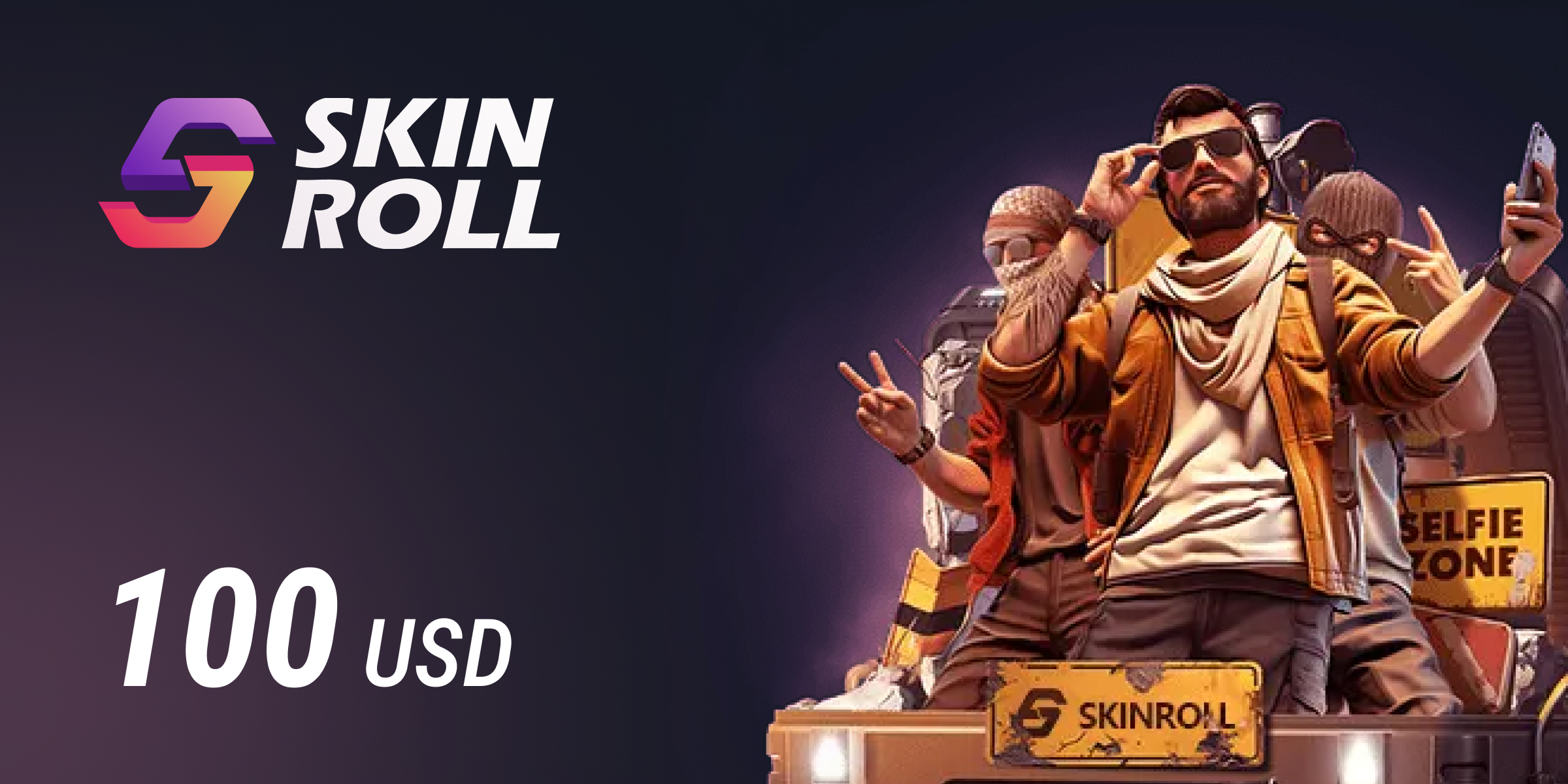 Skinroll 100 USD Gift Card
