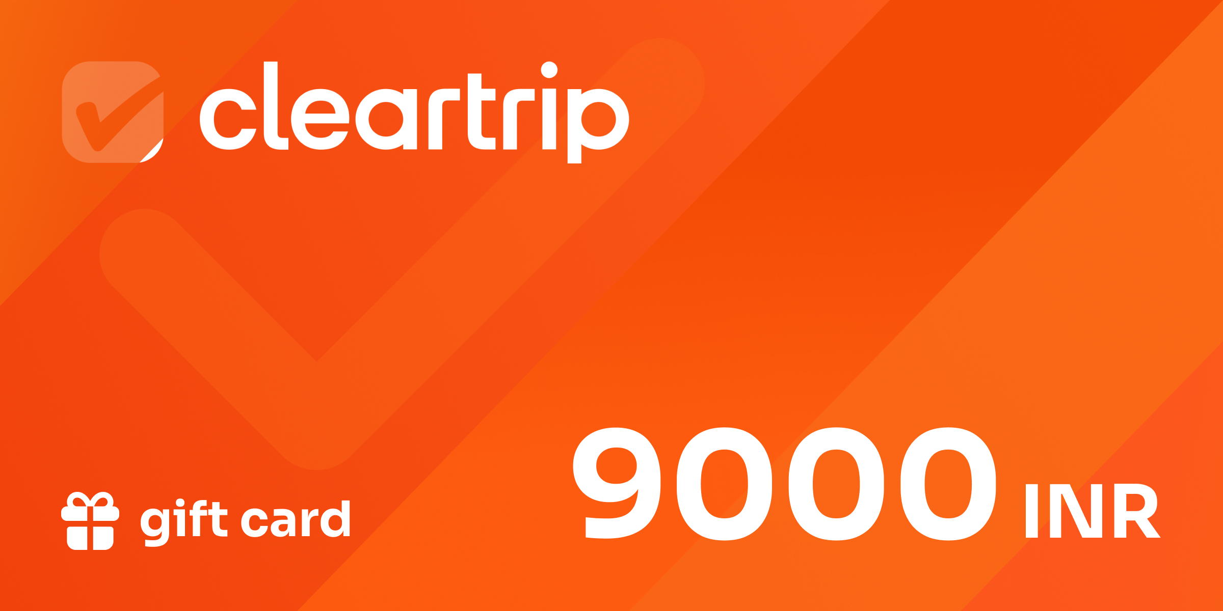 Cleartrip Gift Card 9000 INR