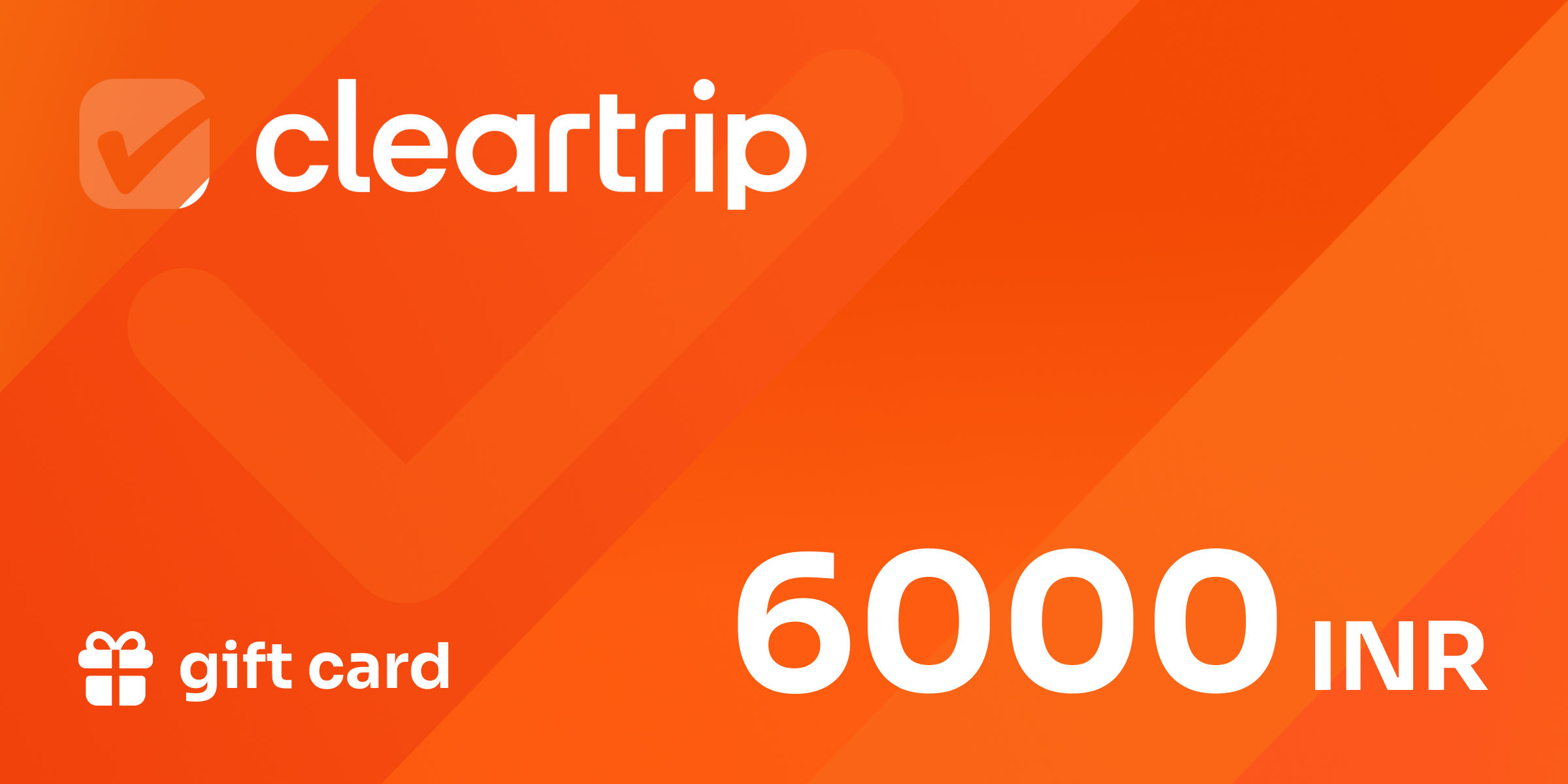 Cleartrip Gift Card 6000 INR