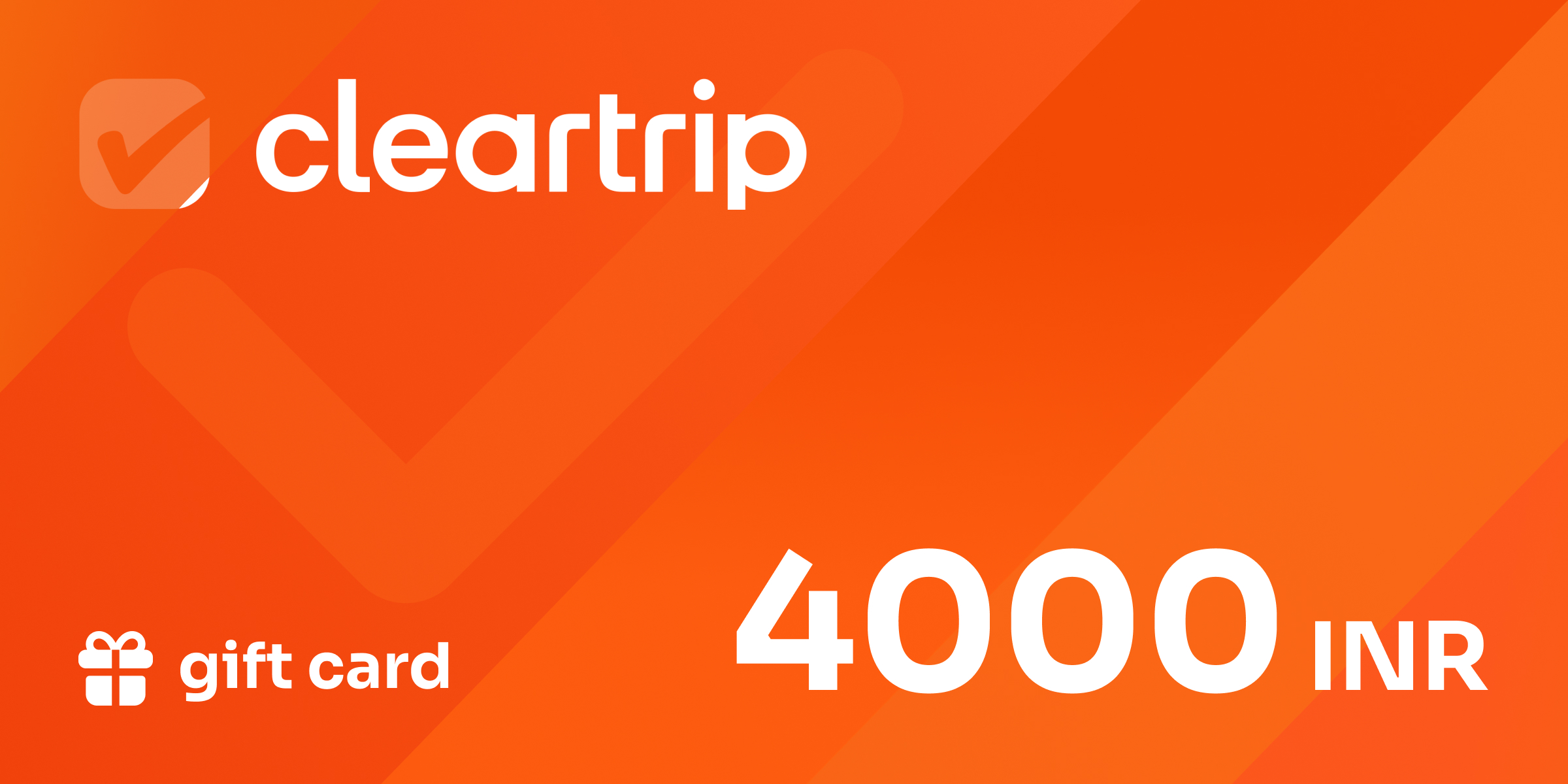 Cleartrip Gift Card 4000 INR