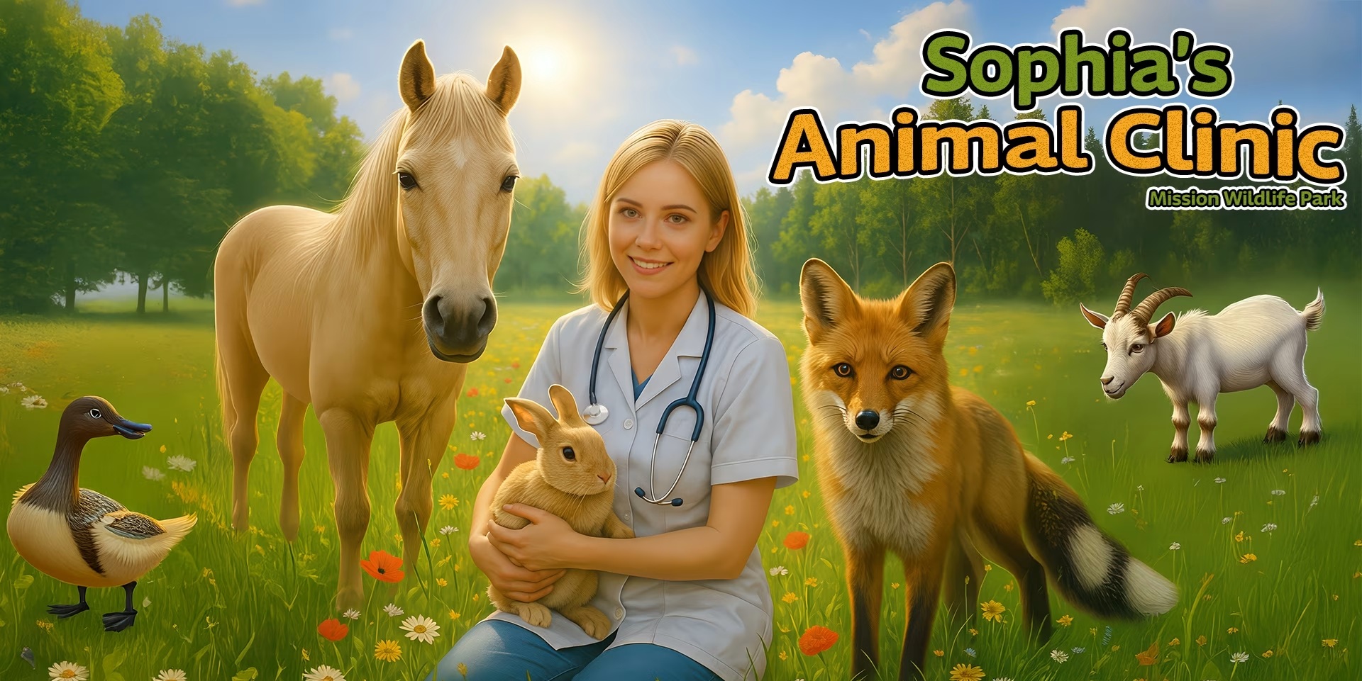 Sophias Animal Clinic Mission Wildlife Park (Nintendo Switch Account)