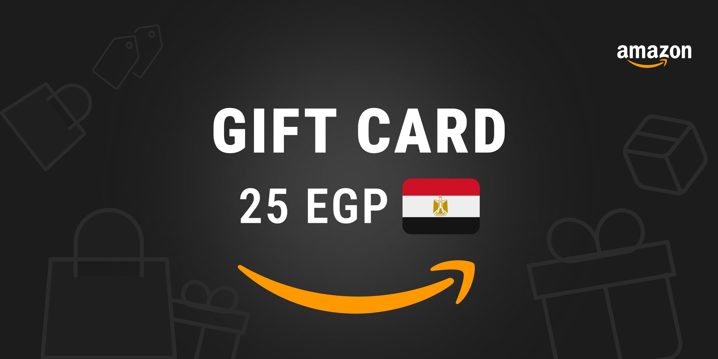 Amazon Gift Card 25 EGP