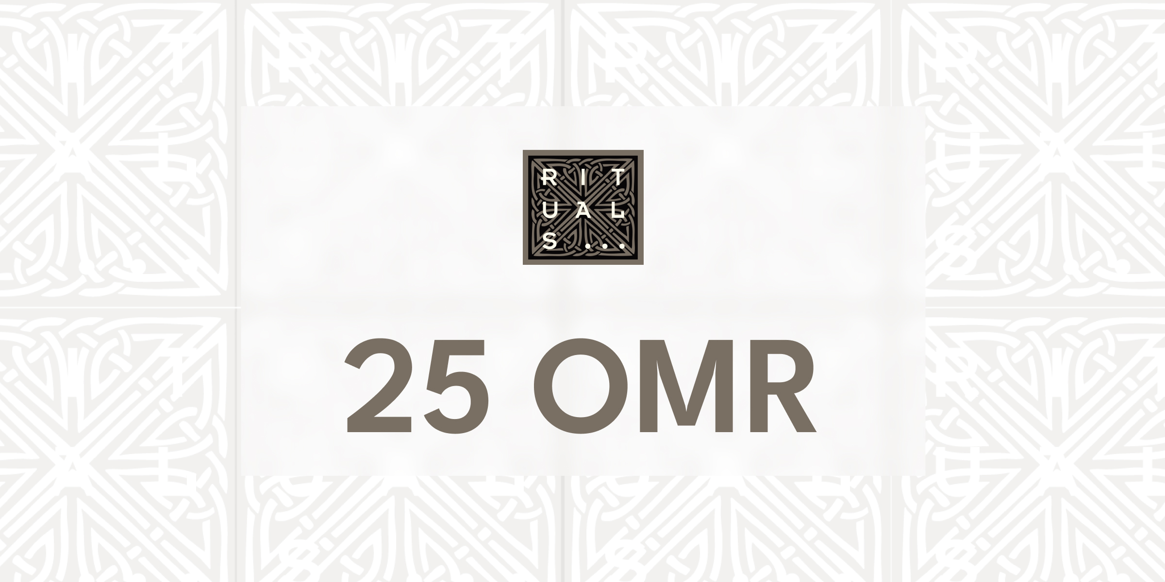 Rituals Gift Card 25 OMR