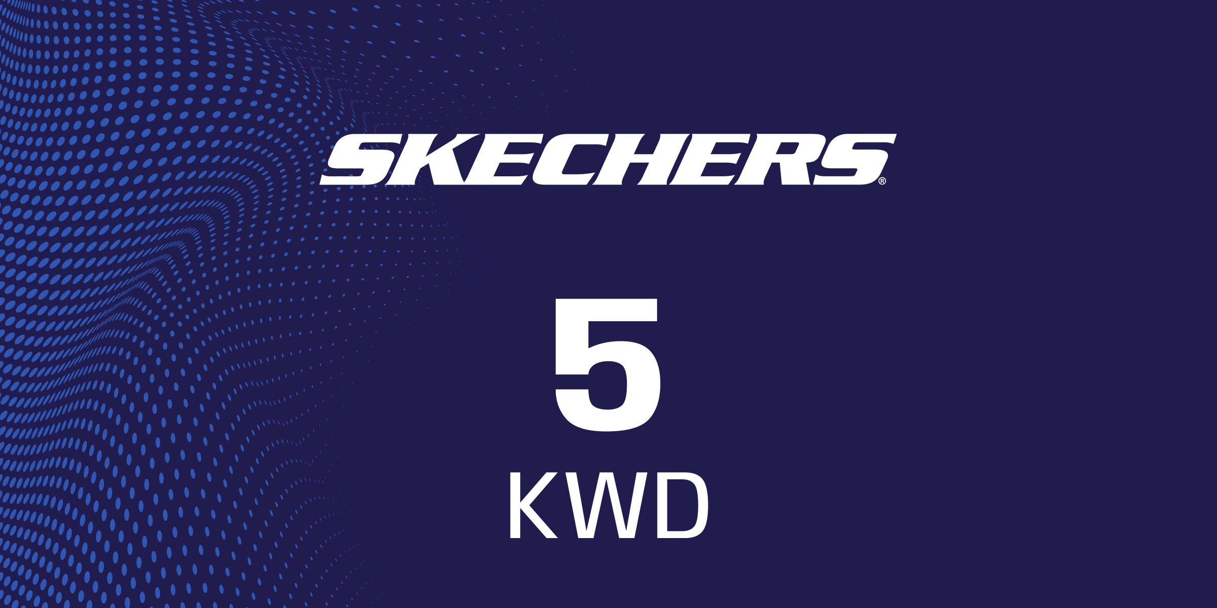 Skechers Gift Cards 5 KWD