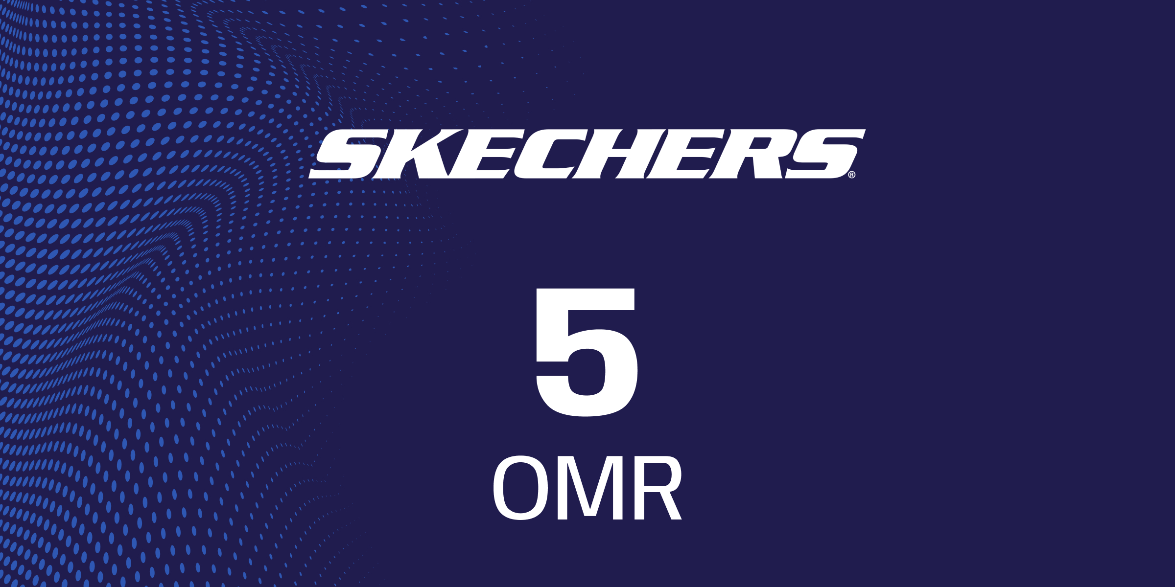 Skechers Gift Cards 5 OMR