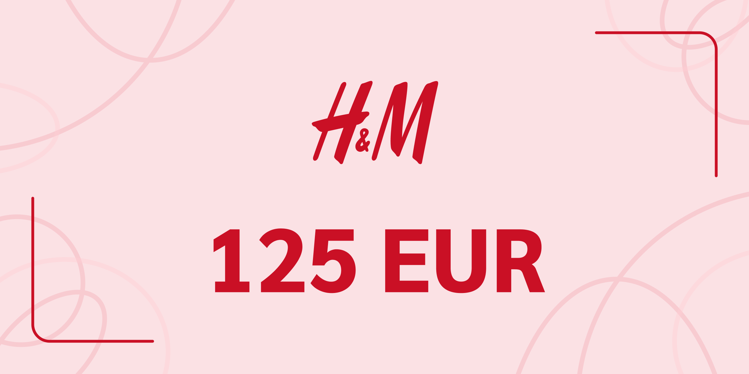 H and M Gift Card 125 EUR