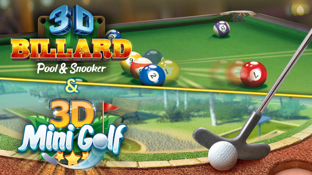 3D Billiards & 3D MiniGolf Bundle (PS4)