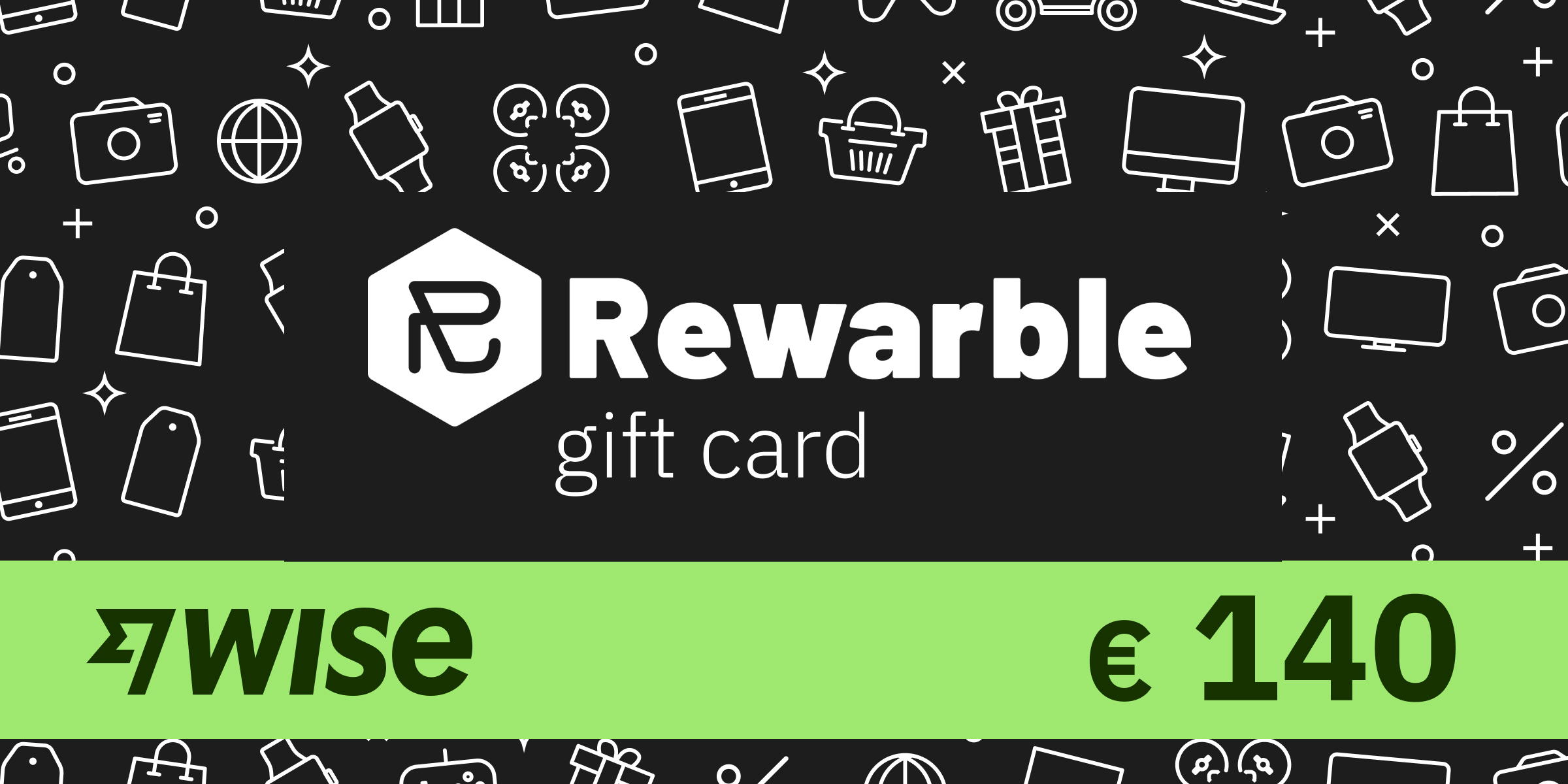 REWARBLE Wise Gift Card 140 EUR