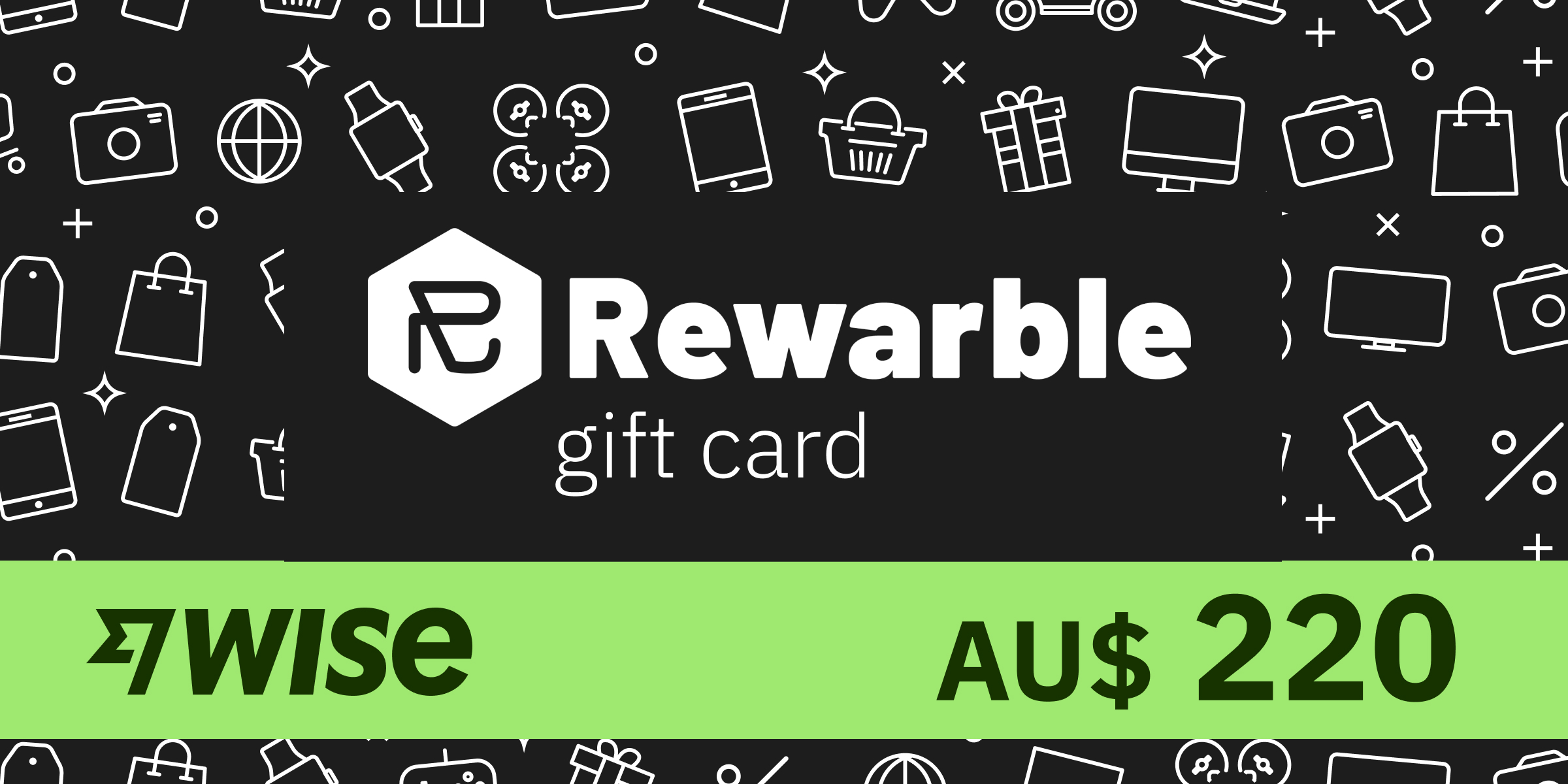 REWARBLE Wise Gift Card 220 AUD