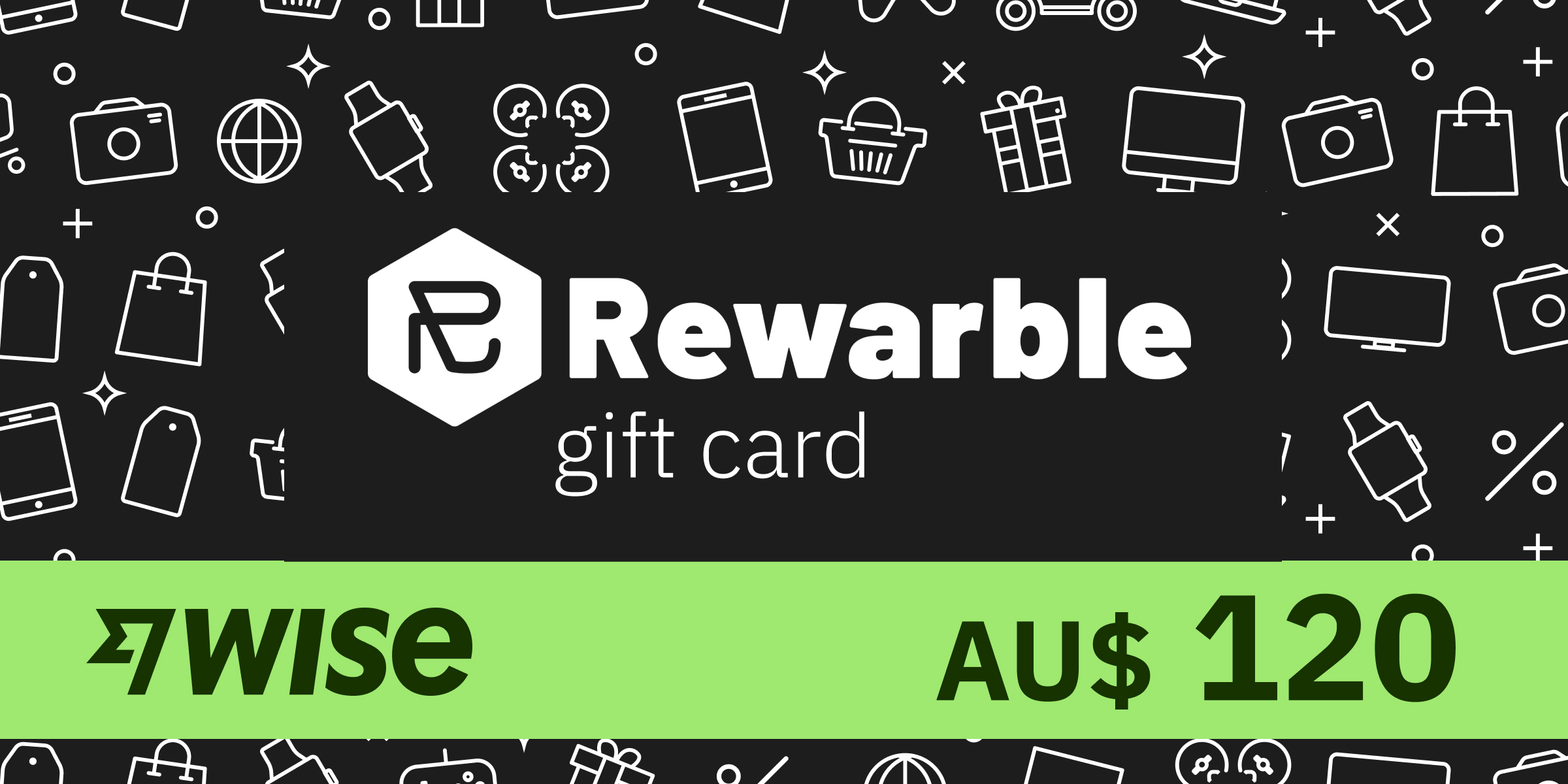 REWARBLE Wise Gift Card 120 AUD