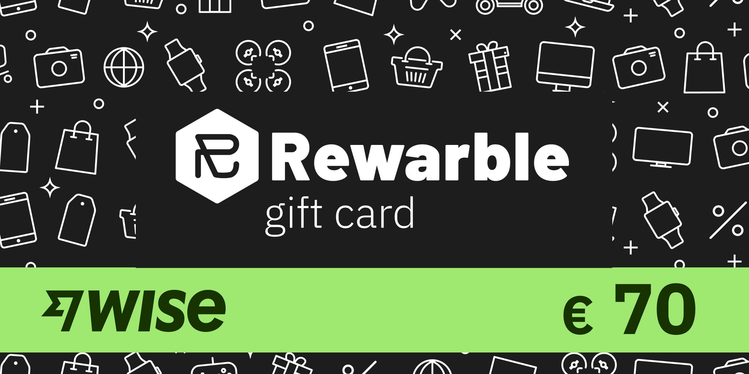 REWARBLE Wise Gift Card 70 EUR