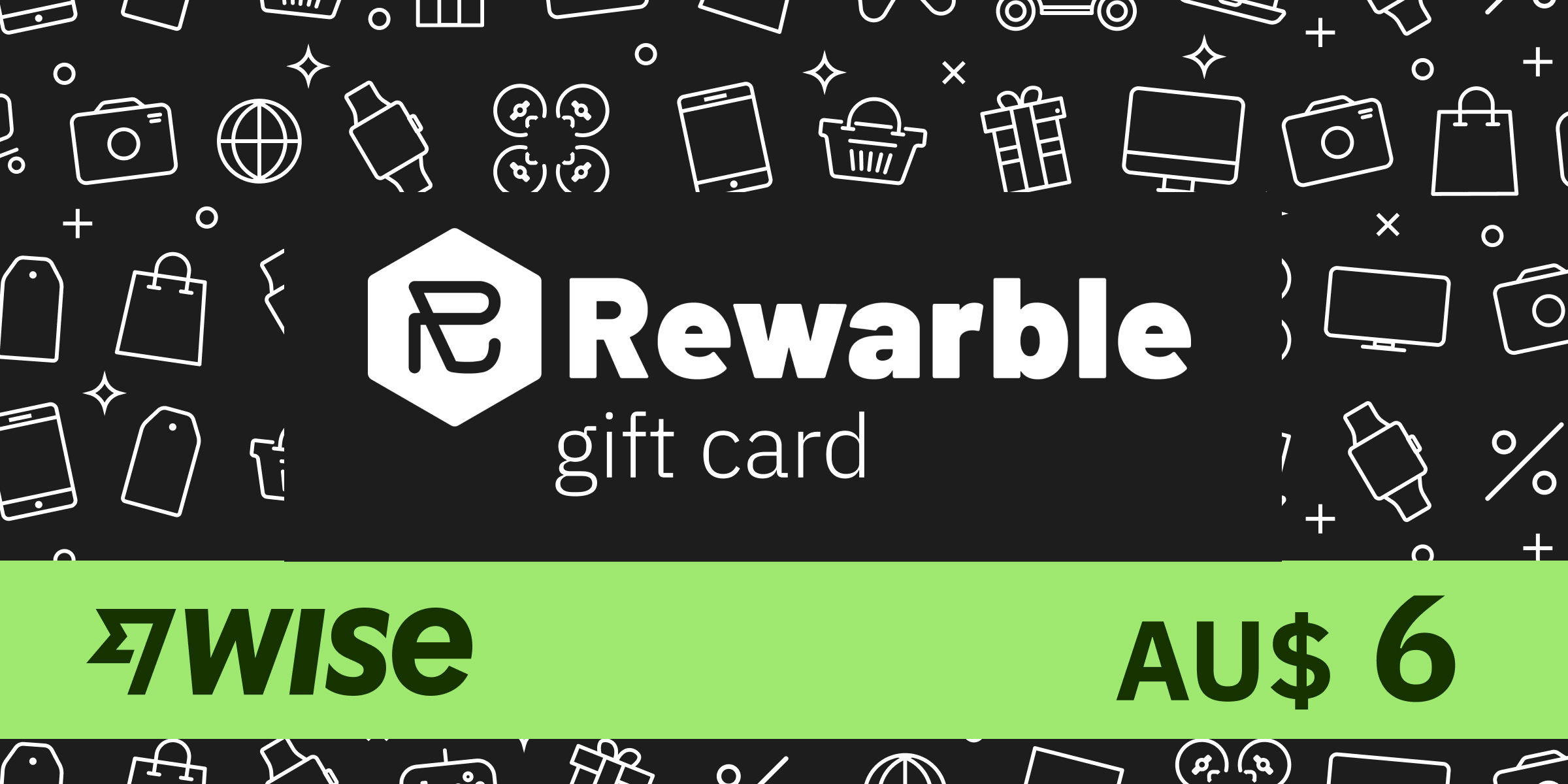 REWARBLE Wise Gift Card 6 AUD