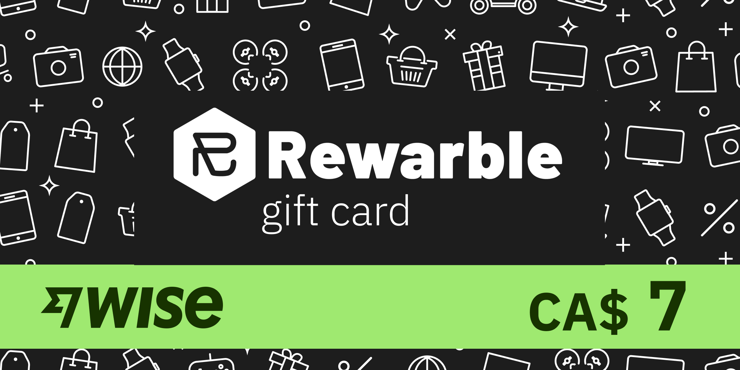 REWARBLE Wise Gift Card 7 CAD