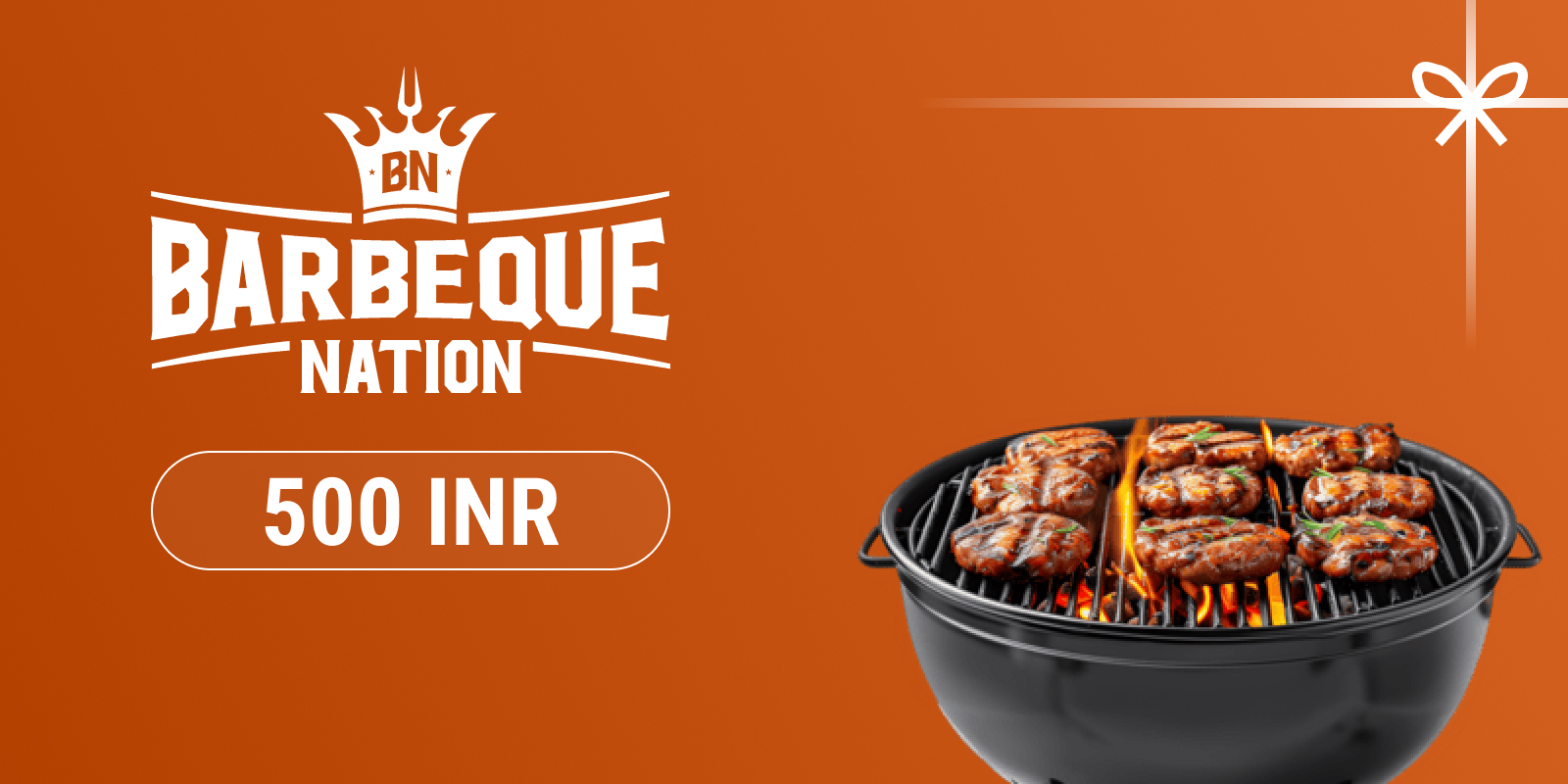 Barbeque Nation Gift Card 500 INR