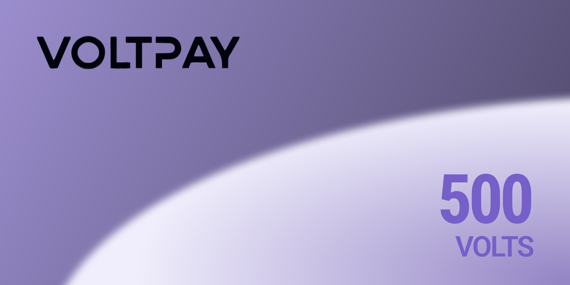 VoltPay Gift Card 500 Volts
