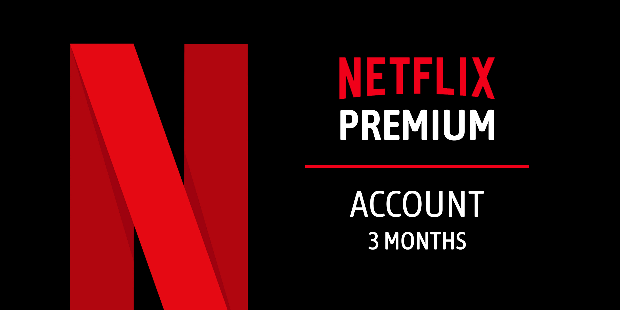 Netflix Account Premium 3 Months