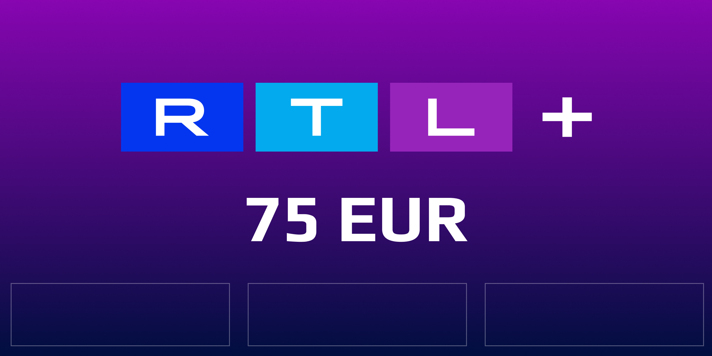 RTL Plus Gift Card 75 EUR