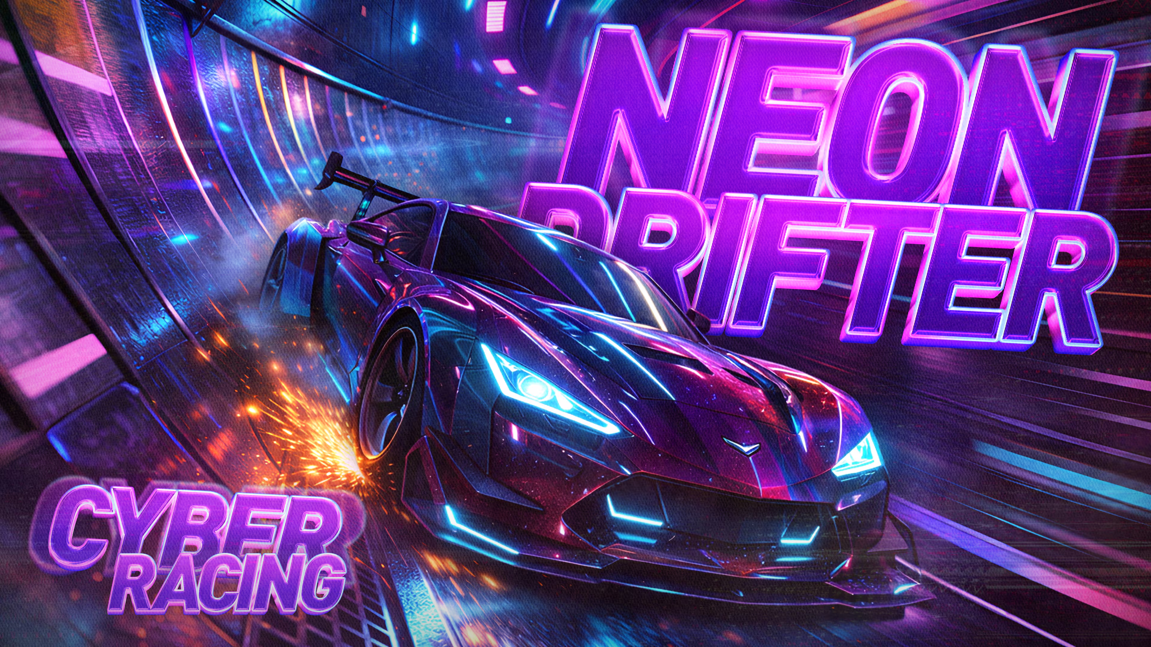 Neon Drifter Cyber Racing (PS4 Account)