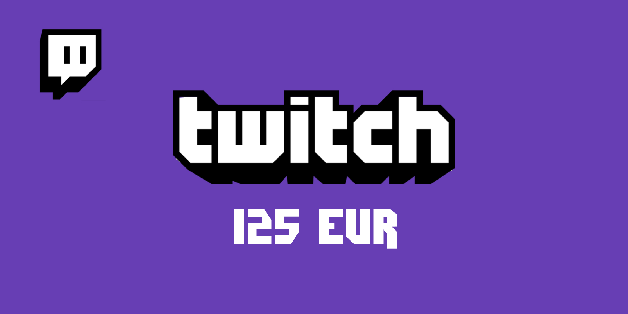Twitch Gift Card 125 EUR