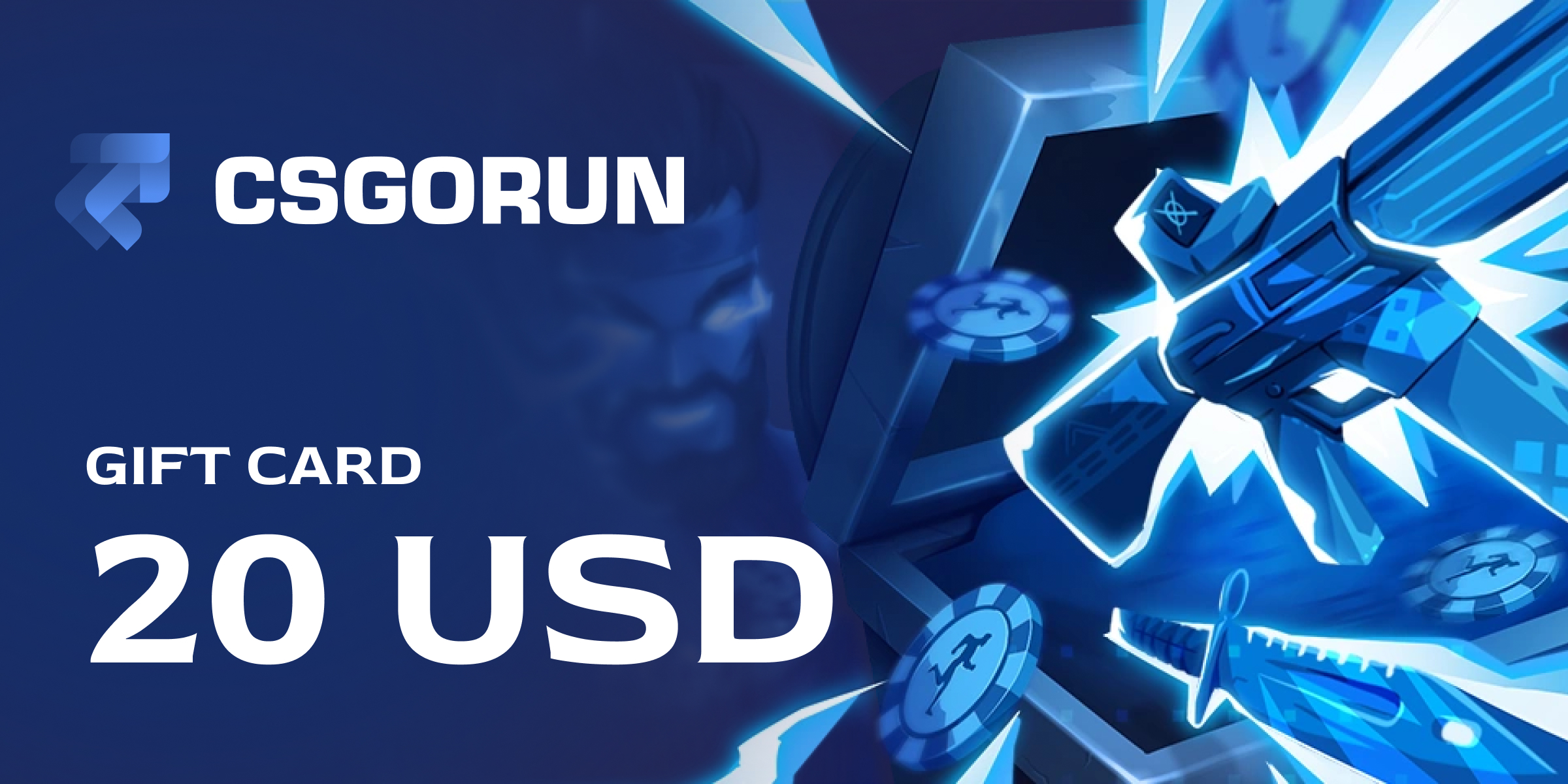 CSGORUN Gift Card 20 USD