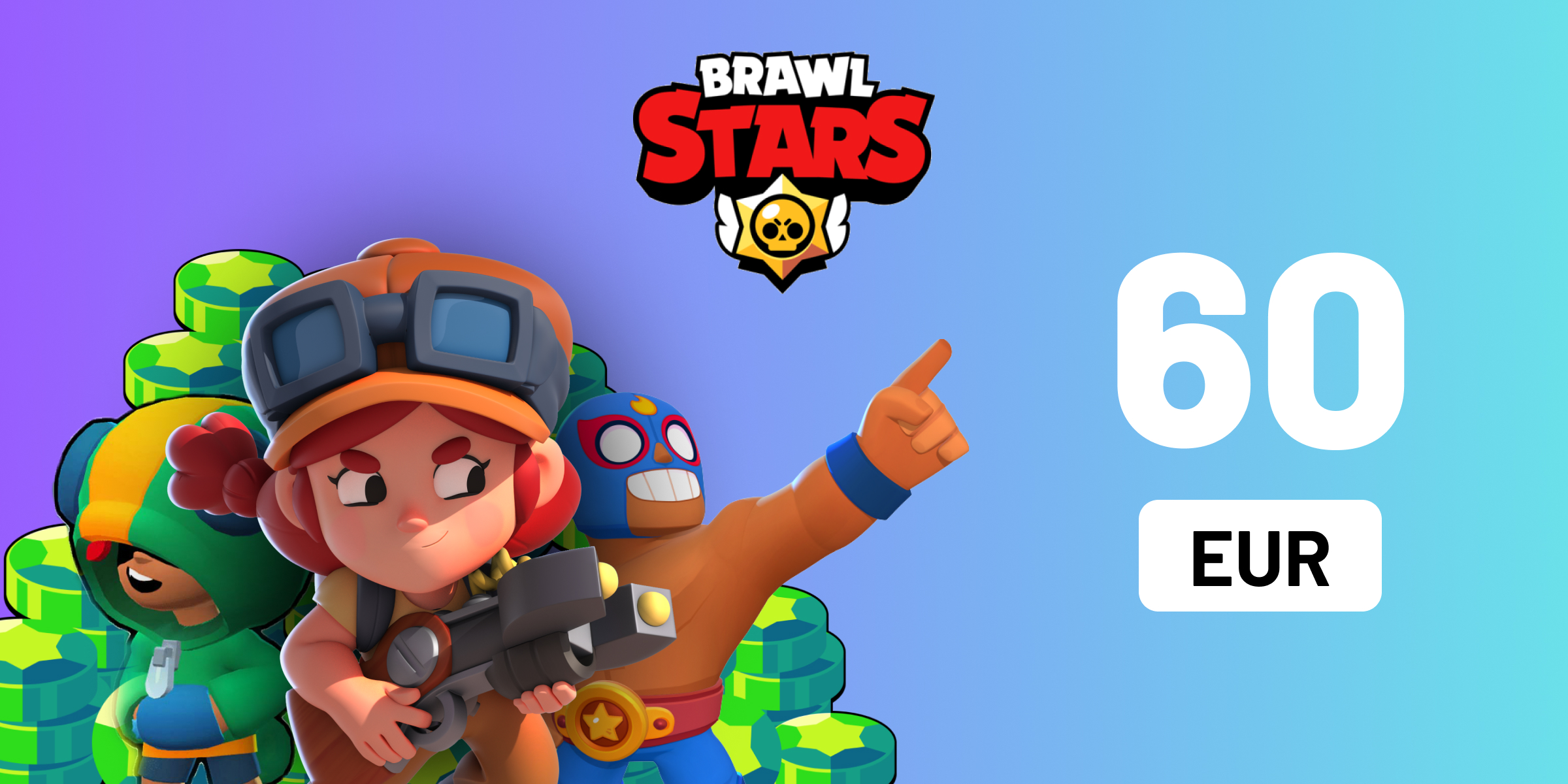 Brawl Stars Gift Card 60 EUR