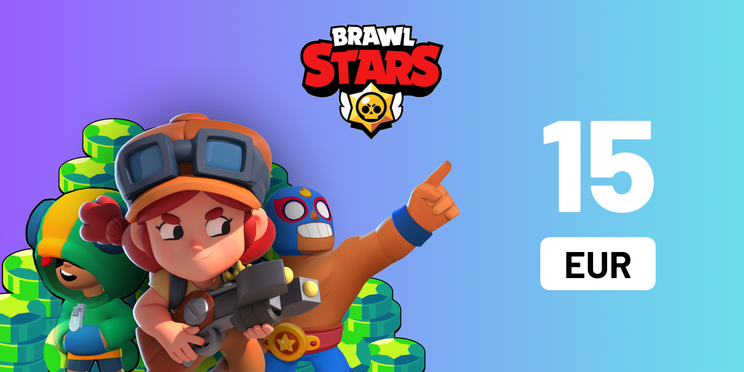 Brawl Stars Gift Card 15 EUR