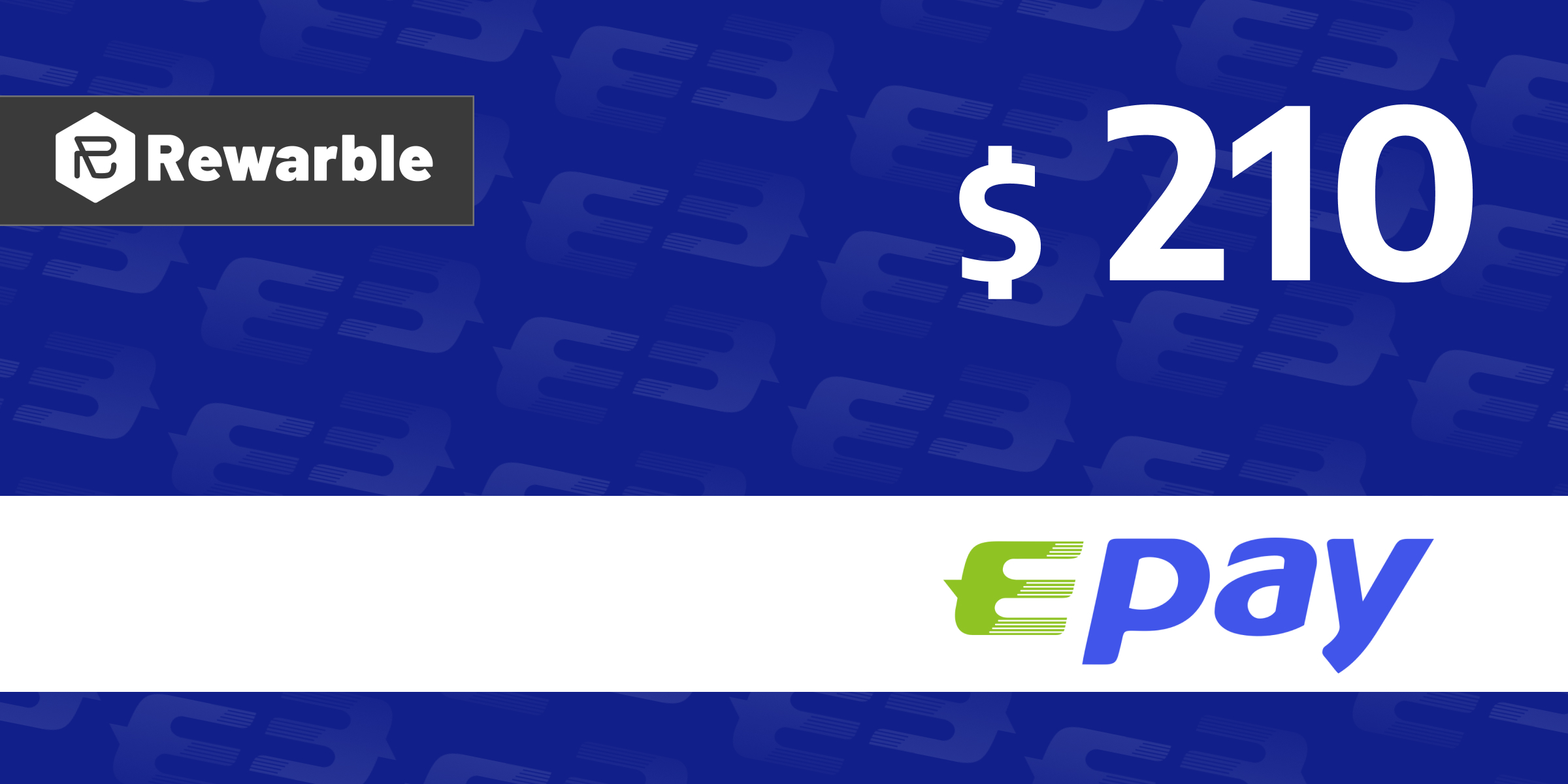 Epay Gift Card 210 USD