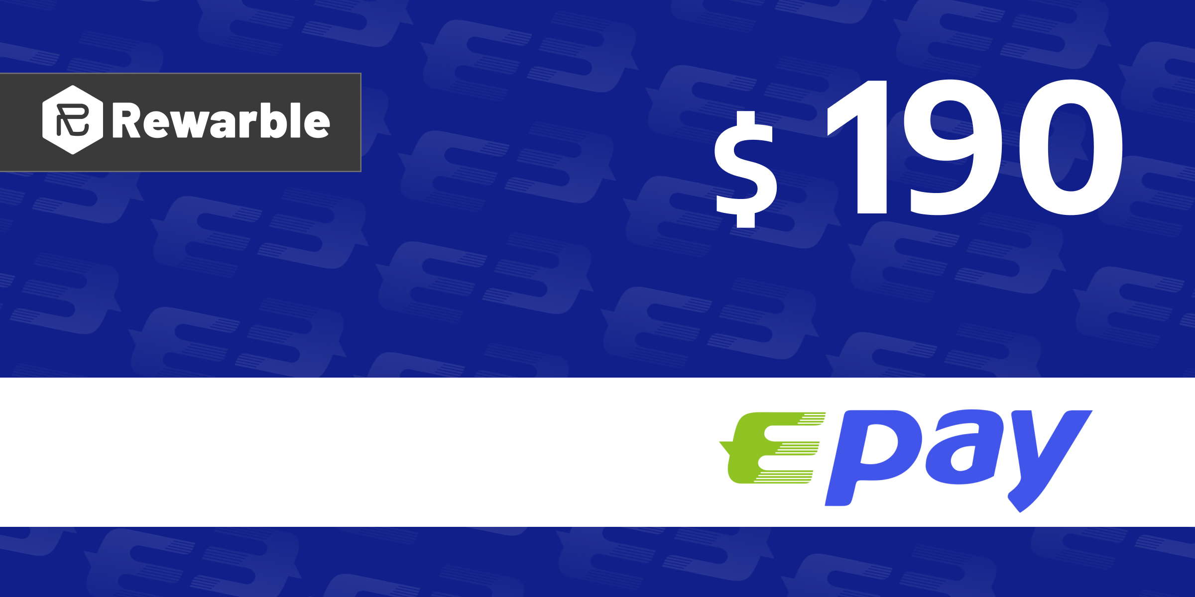 Epay Gift Card 190 USD