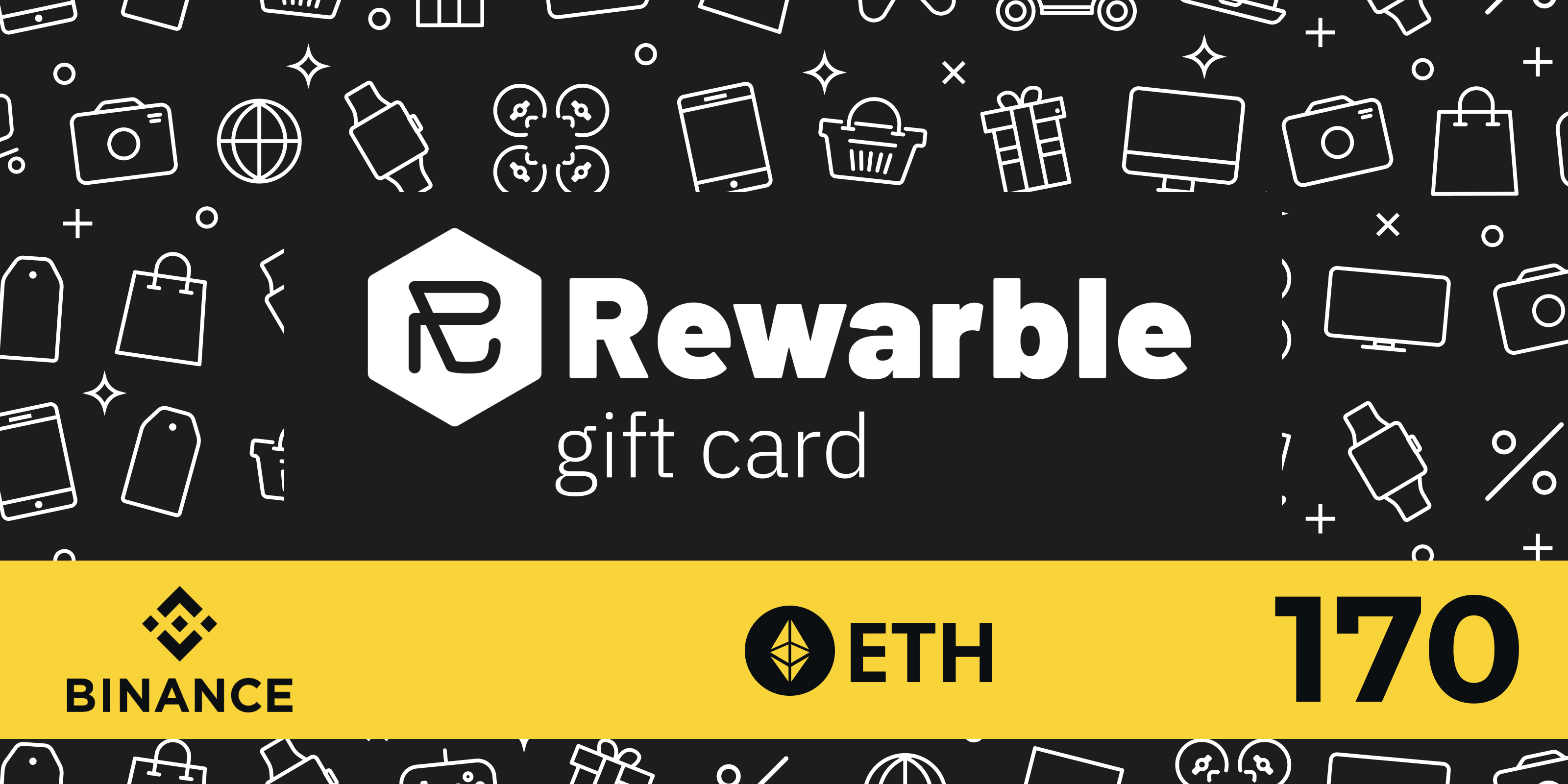 Rewarble Binance Gift Card ETH 170 USD