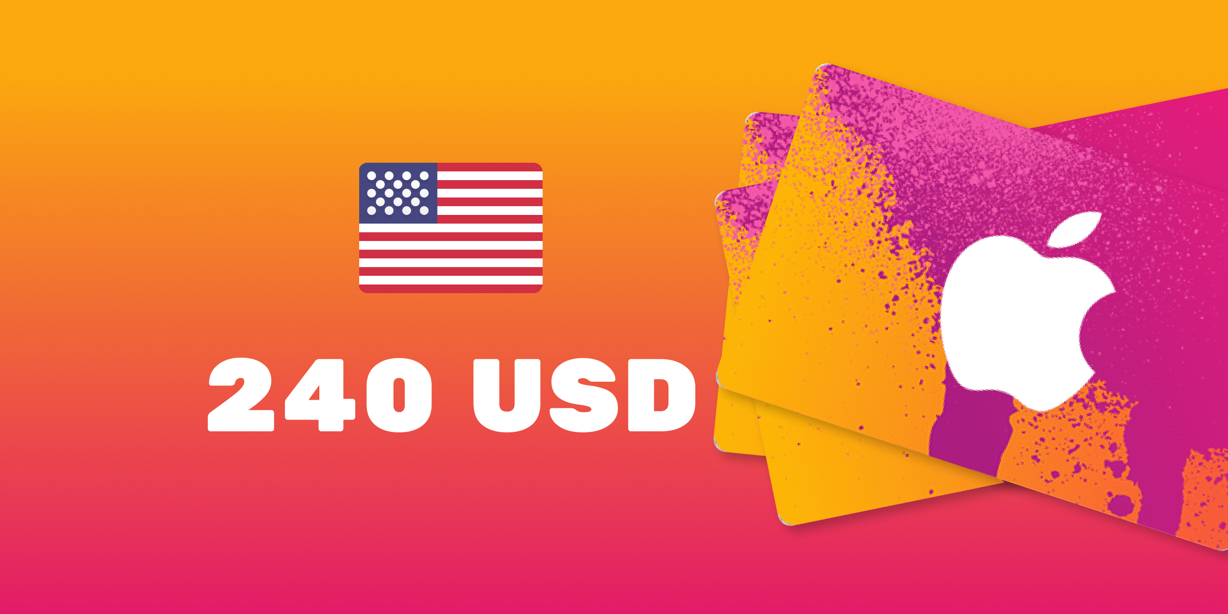 Apple iTunes Gift Card 240 USD