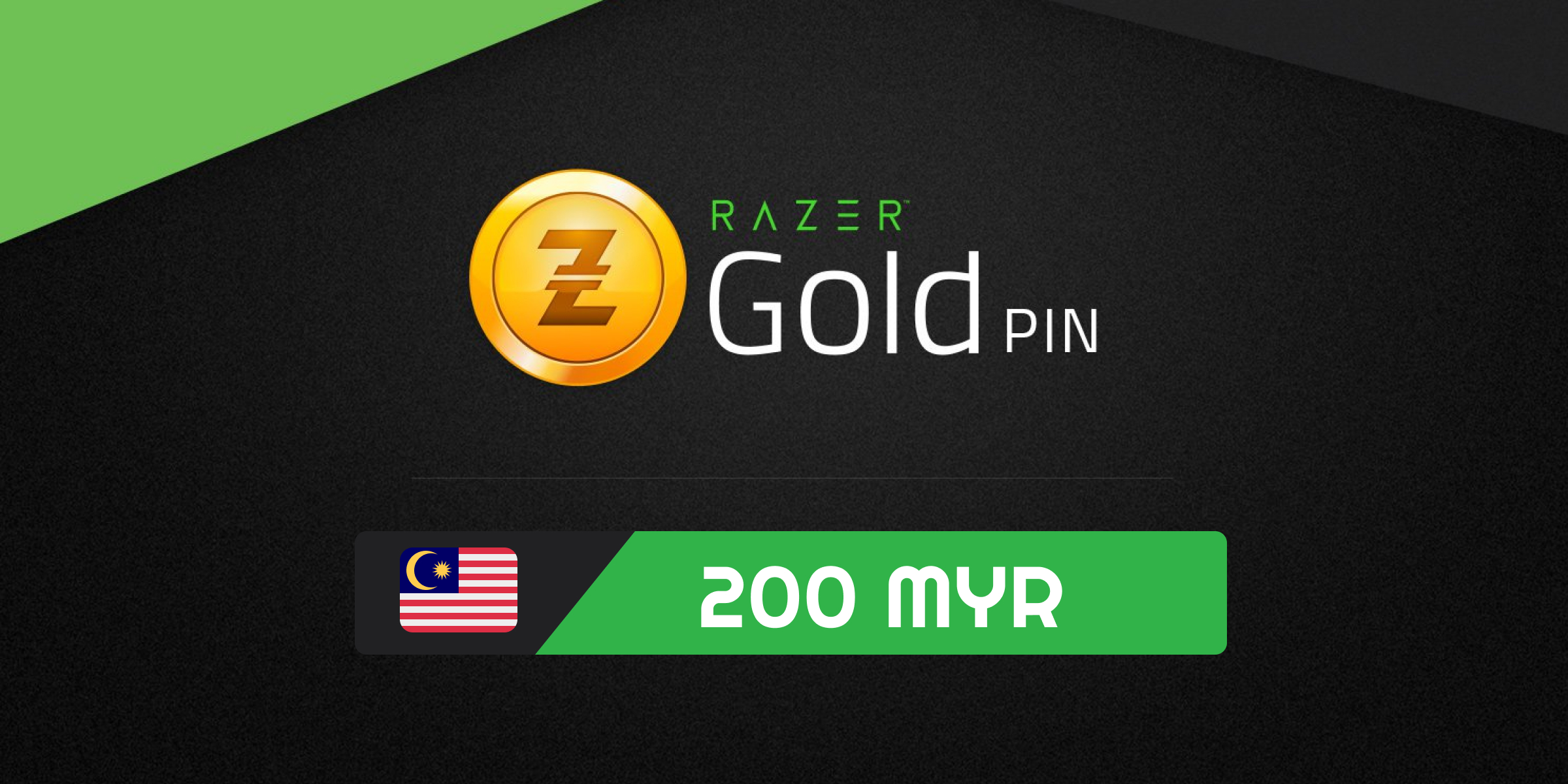 Купити Razer Gold RM200 Gift Card (Malaysia) Найкраща ціна | SmartCDKeys