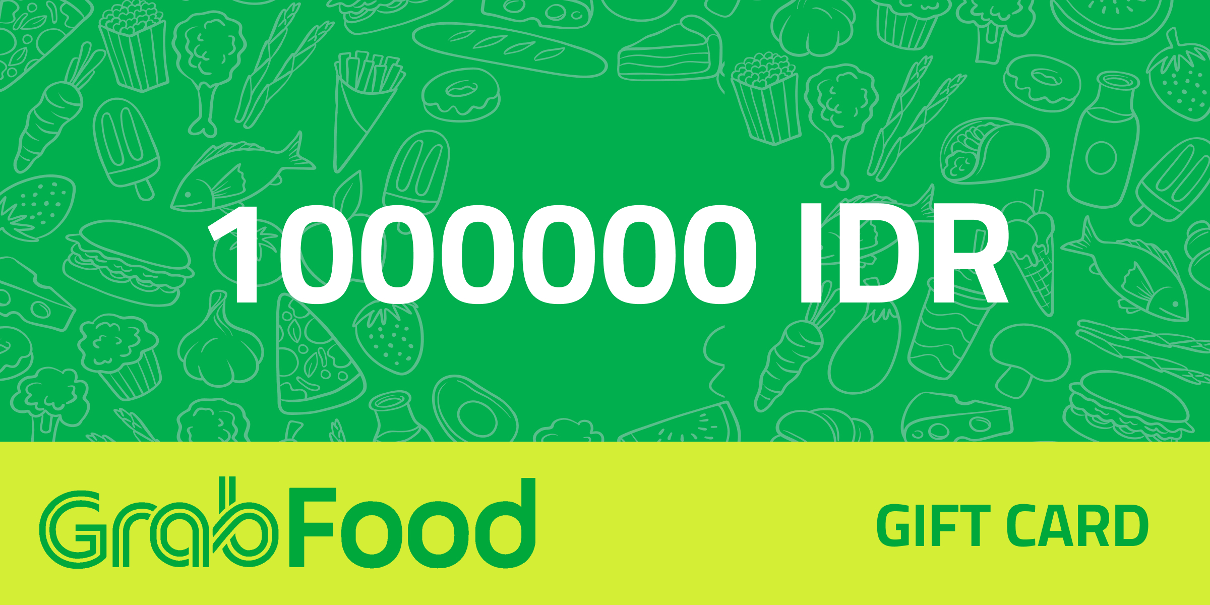 Comprar GrabFood Rp1000000 Gift Card (Indonesia) Mejor precio | SmartCDKeys