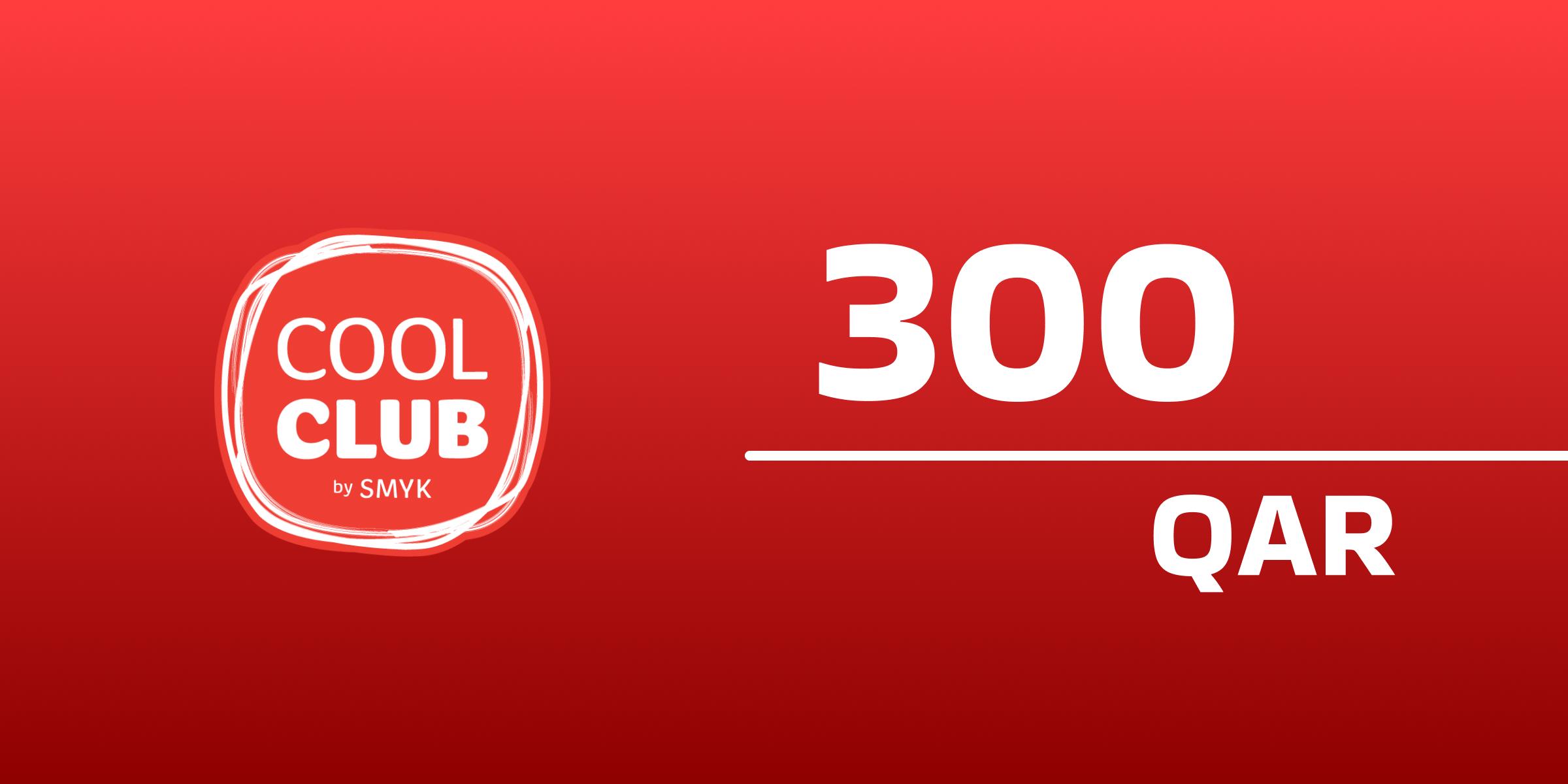 Cool Club Gift Cards 300 QAR