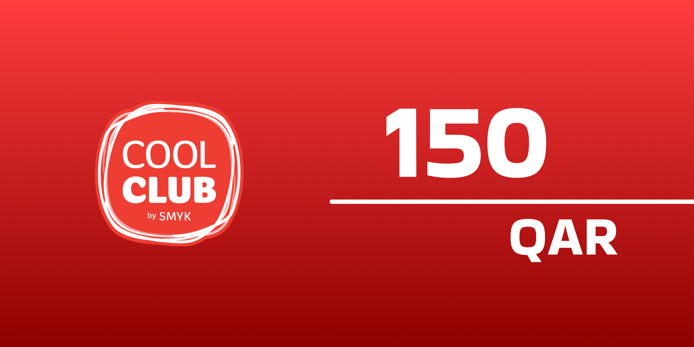 Cool Club Gift Cards 150 QAR