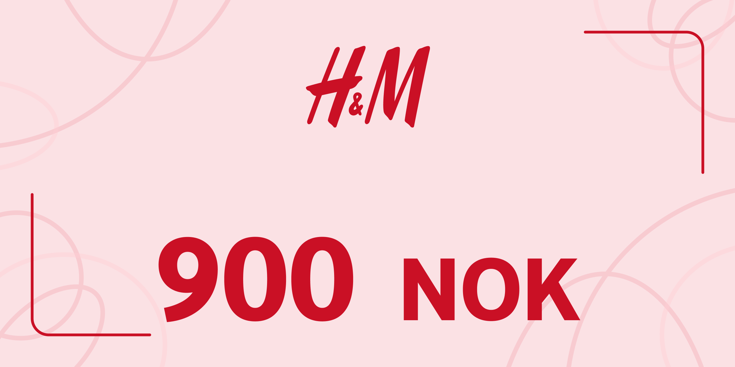 H and M Gift Card 900 NOK