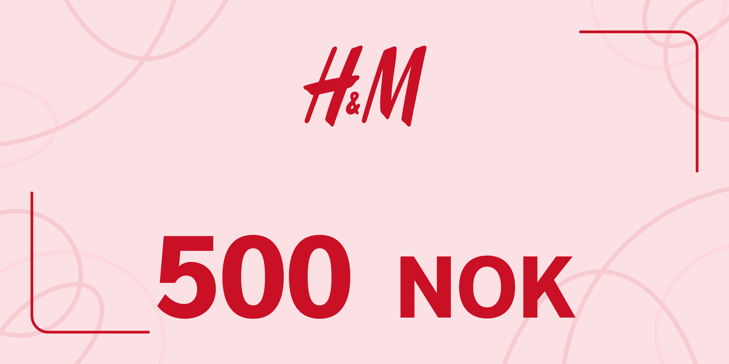 H and M Gift Card 500 NOK