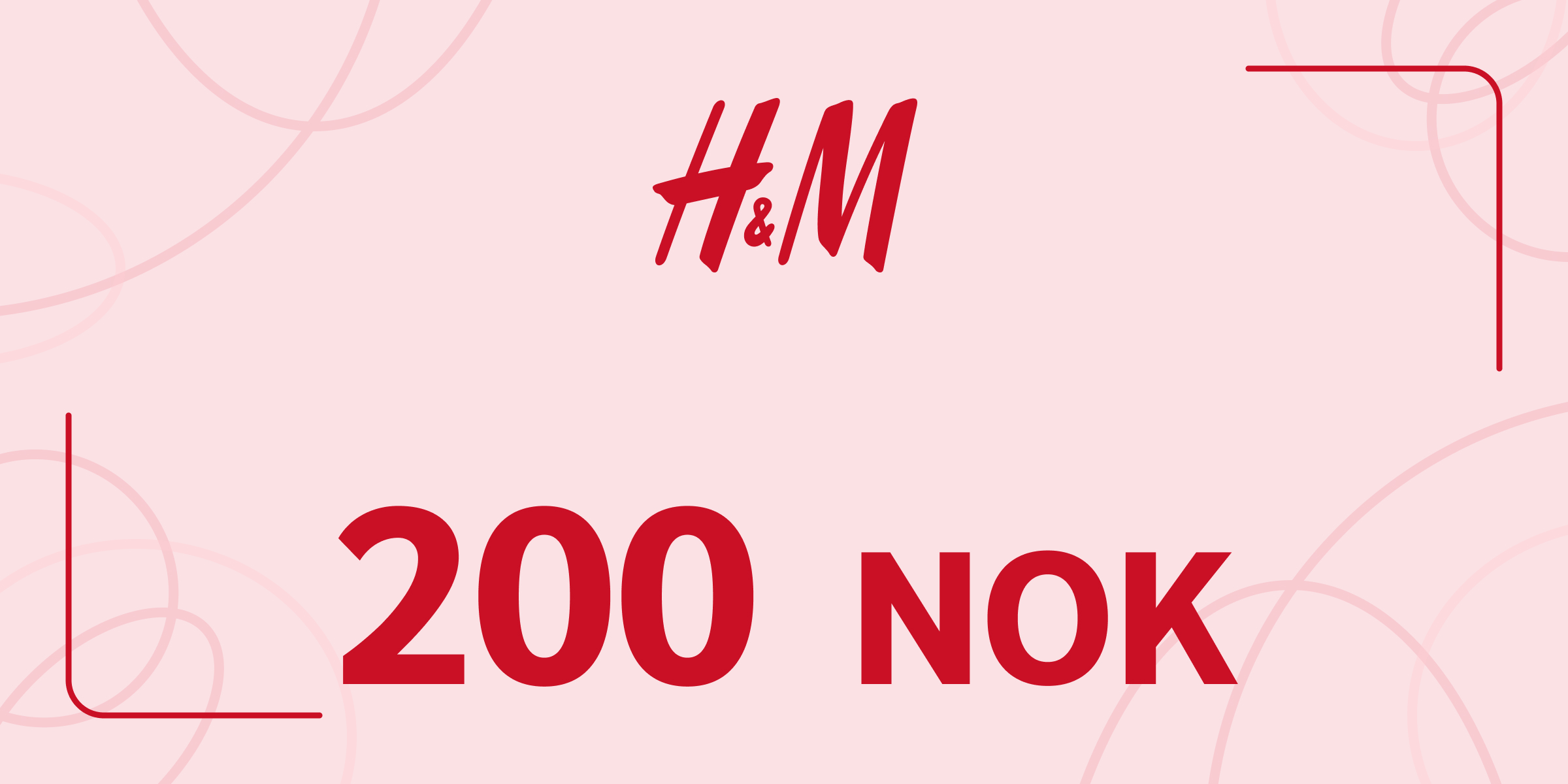 H and M Gift Card 200 NOK