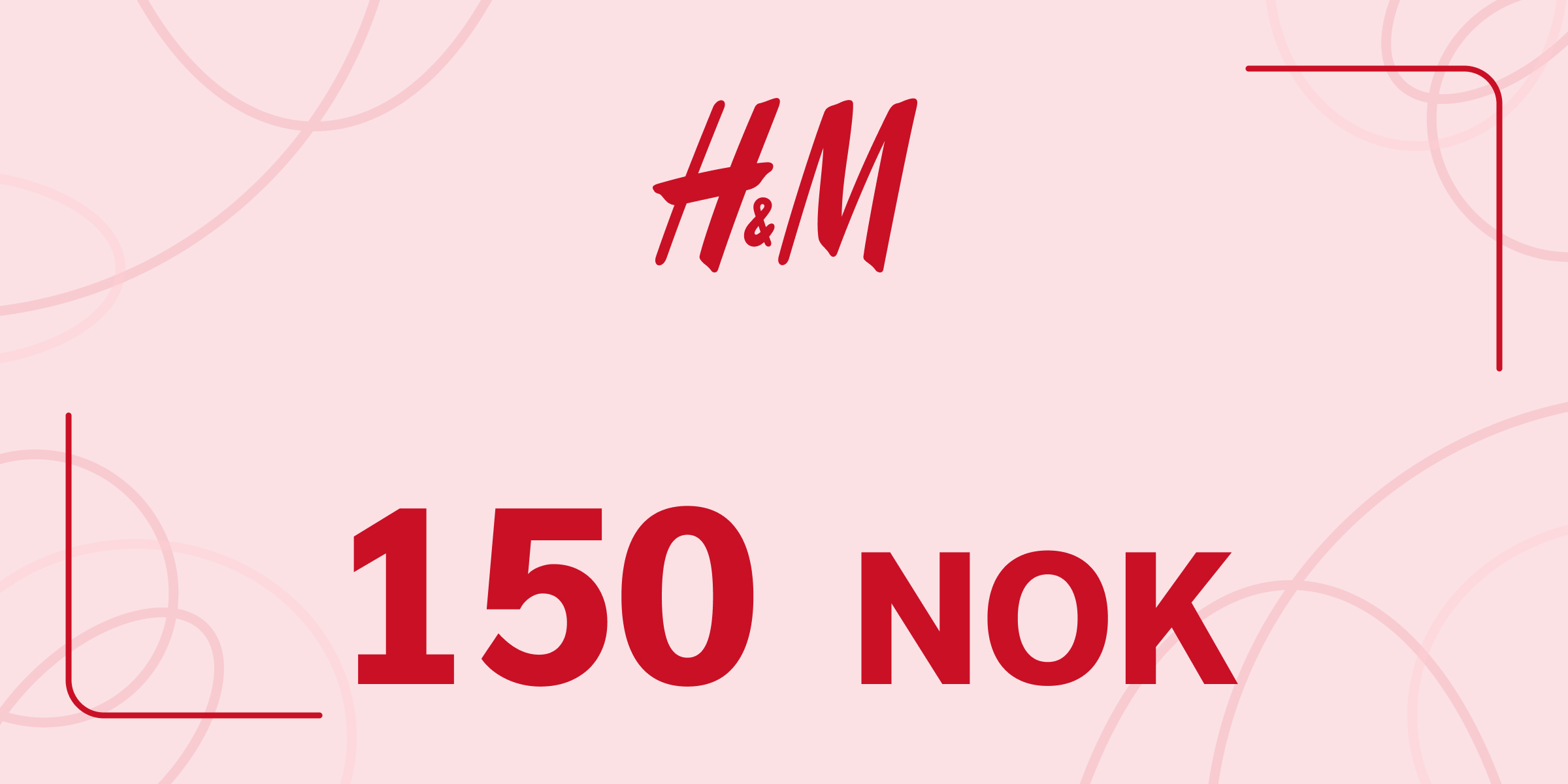 H and M Gift Card 150 NOK
