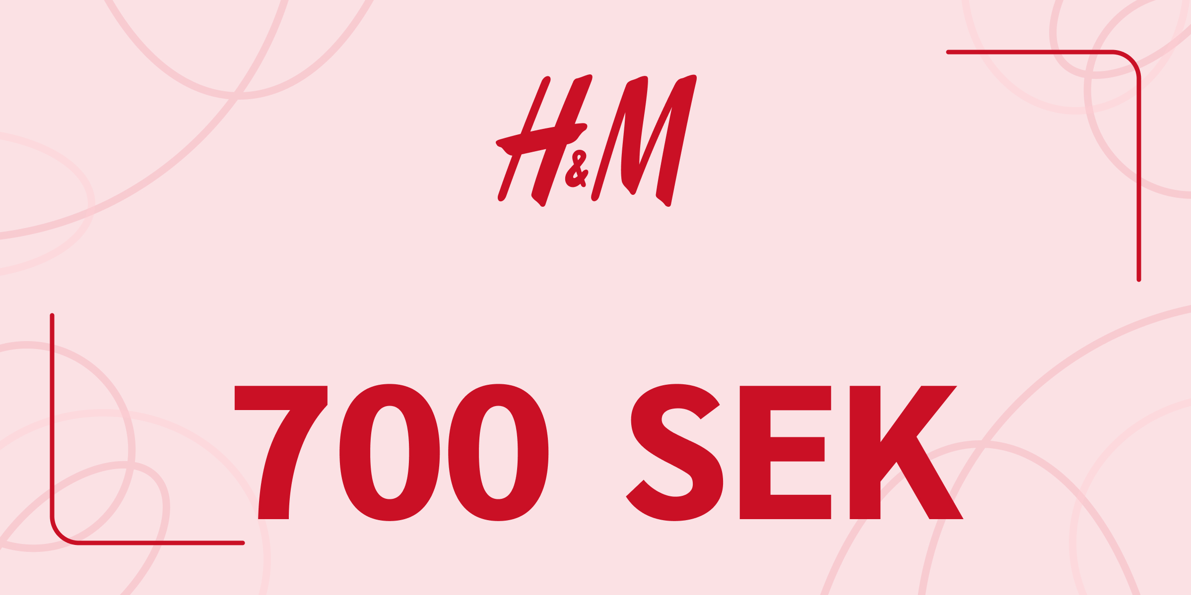H and M Gift Card 700 SEK