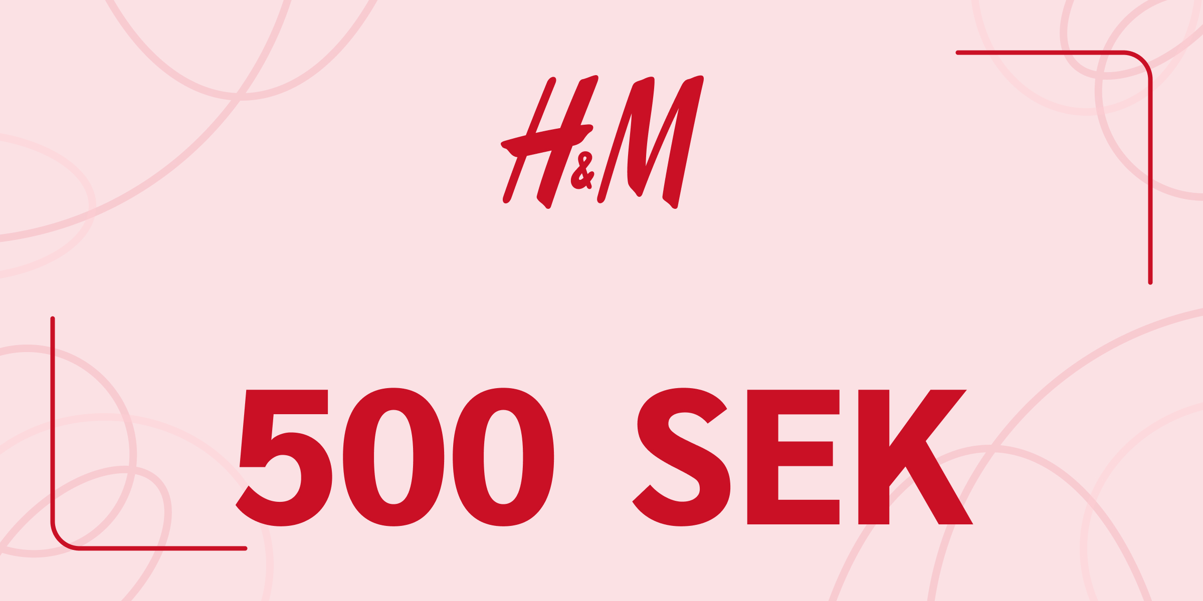 H and M Gift Card 500 SEK