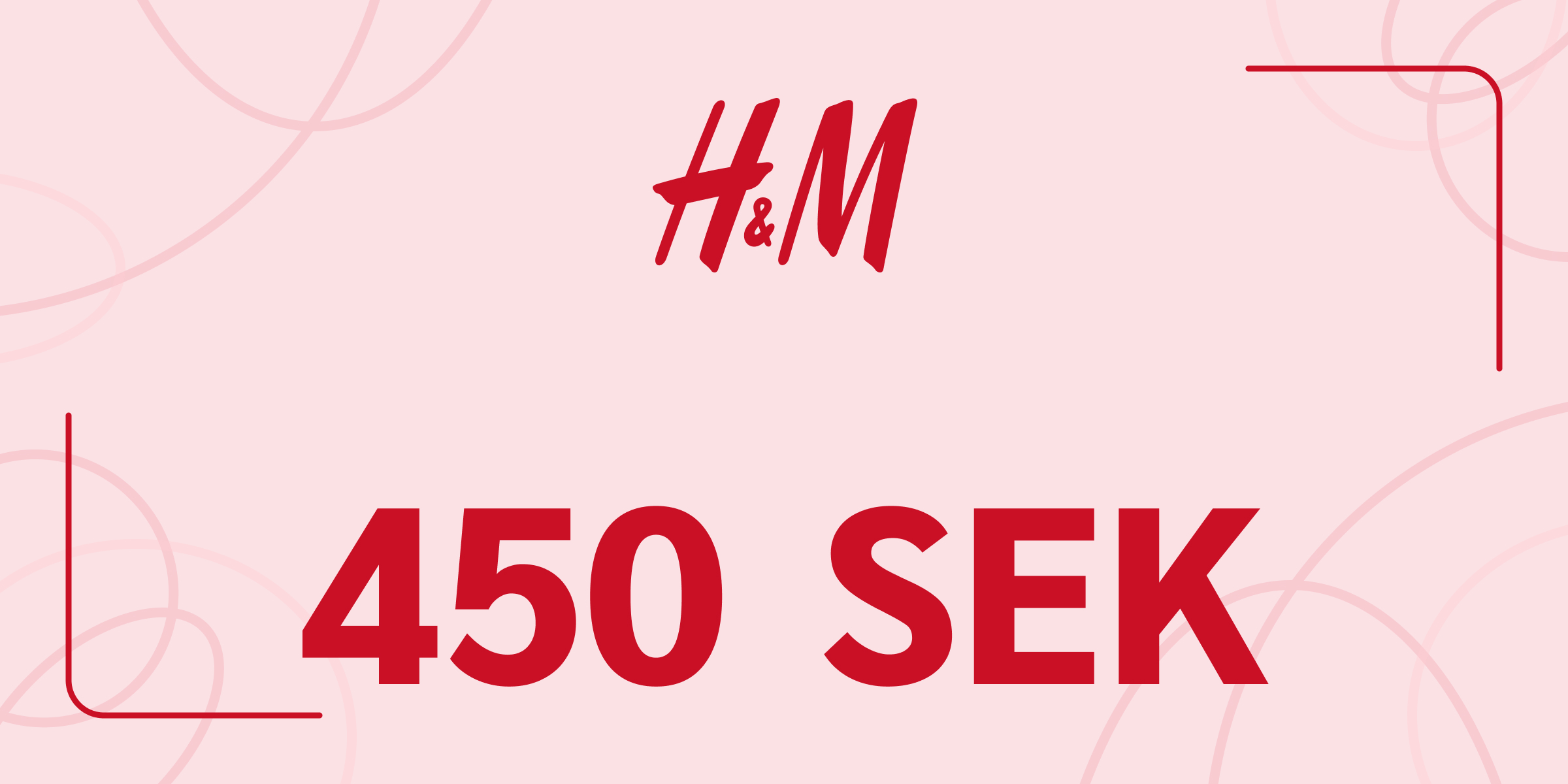 H and M Gift Card 450 SEK