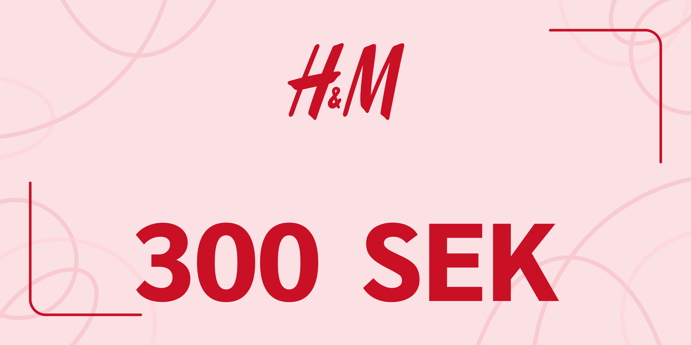 H and M Gift Card 300 SEK