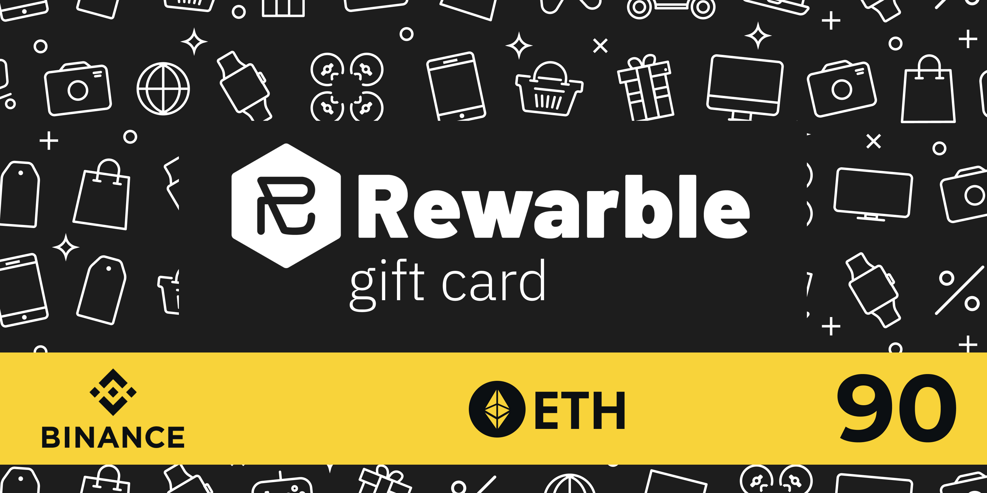 Rewarble Binance Gift Card ETH 90 USD