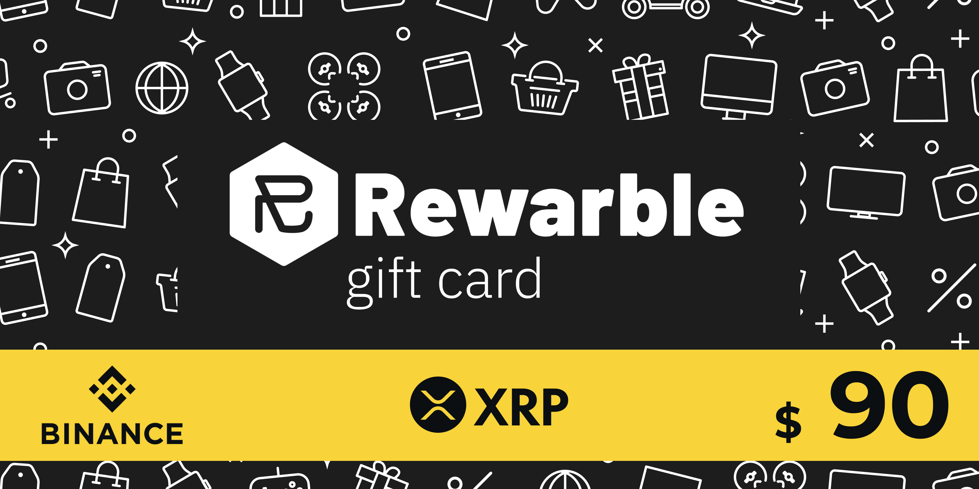 Rewarble Binance Gift Card XRP 90 USD