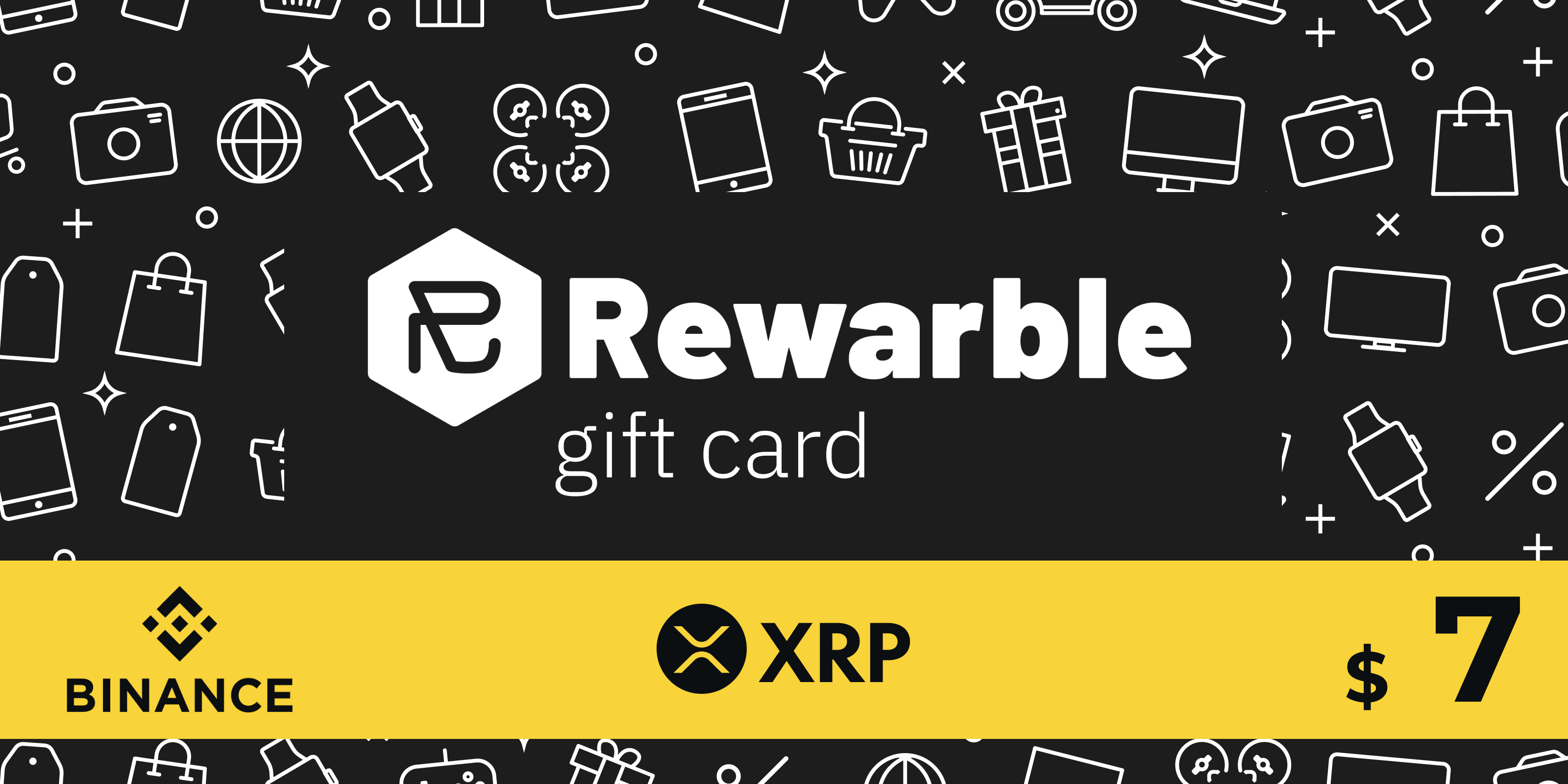 Rewarble Binance Gift Card XRP 7 USD