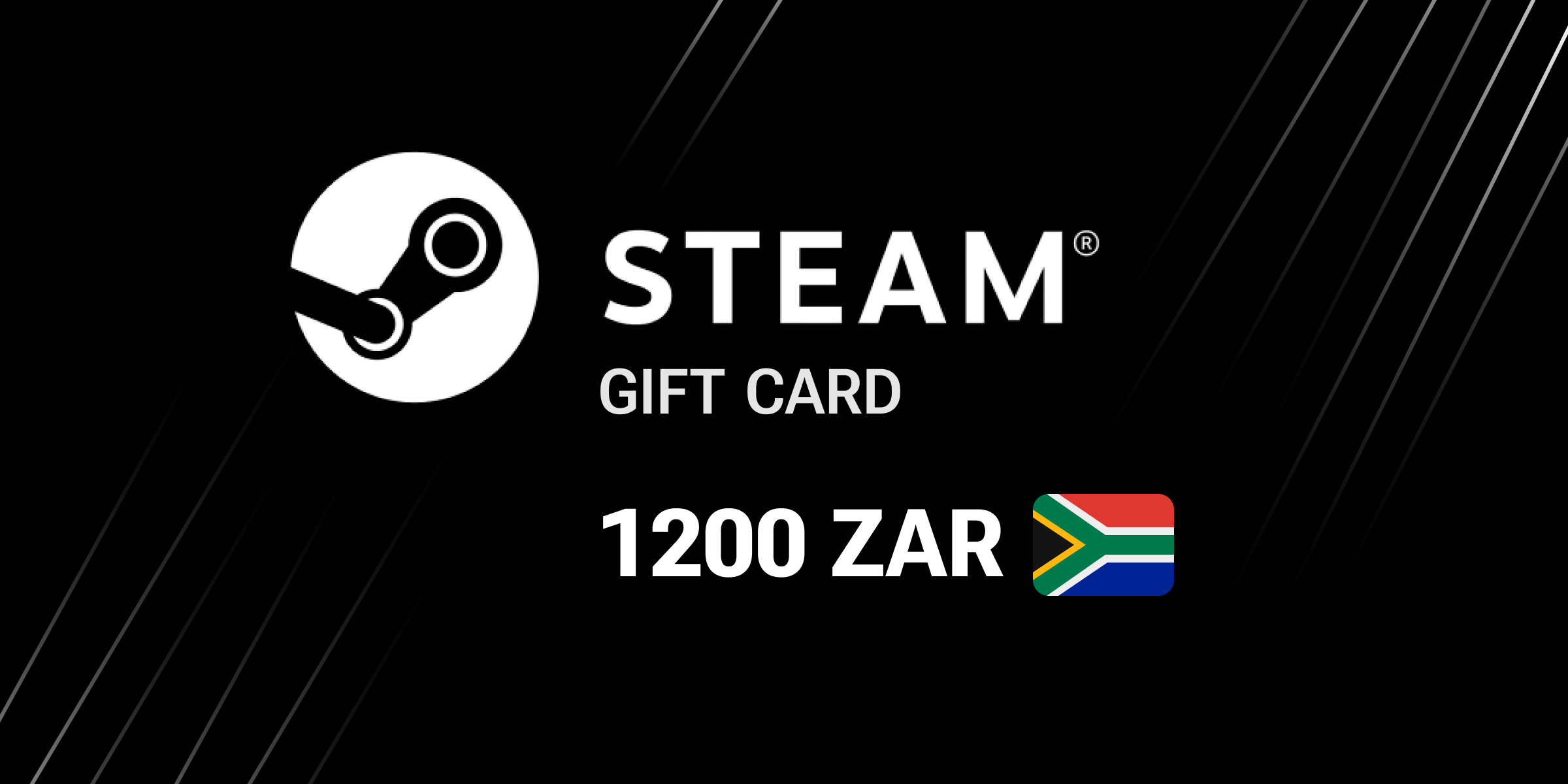 Steam Gift Card 1200 ZAR