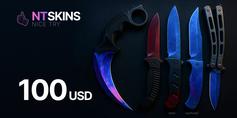 NTSkins Gift Card 100 USD