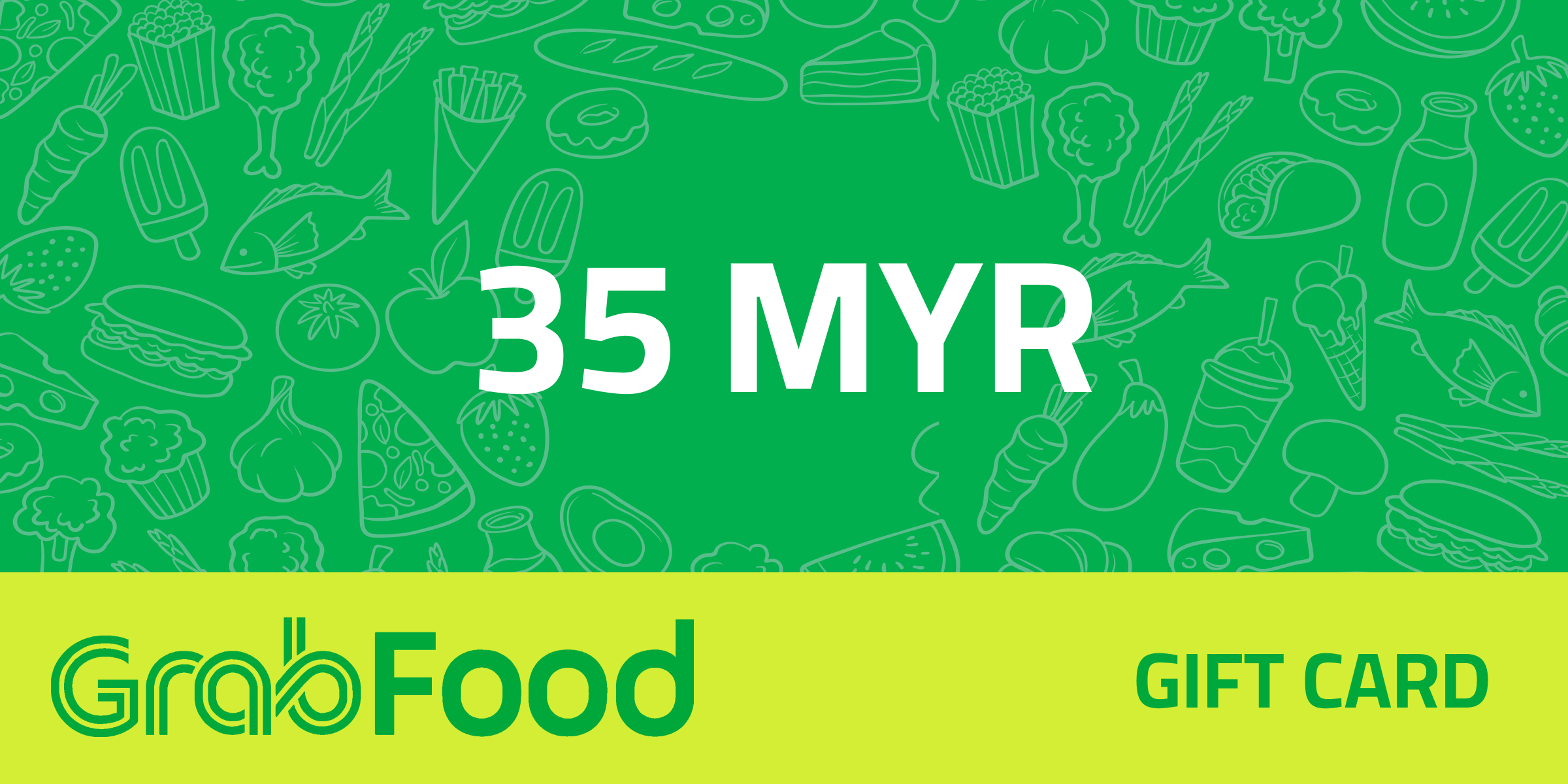 GrabFood Gift Card 35 MYR