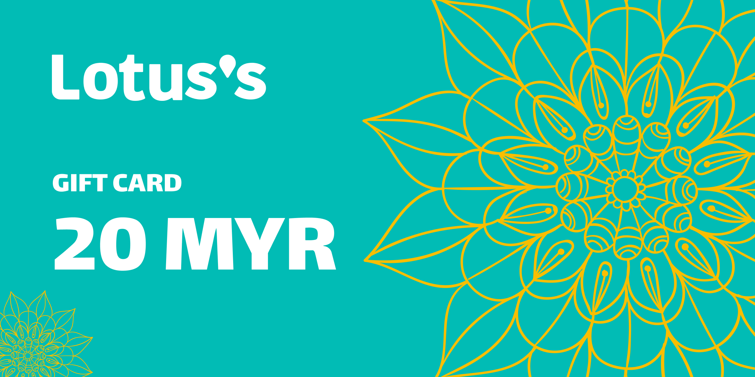 Lotuss Gift Card 20 MYR