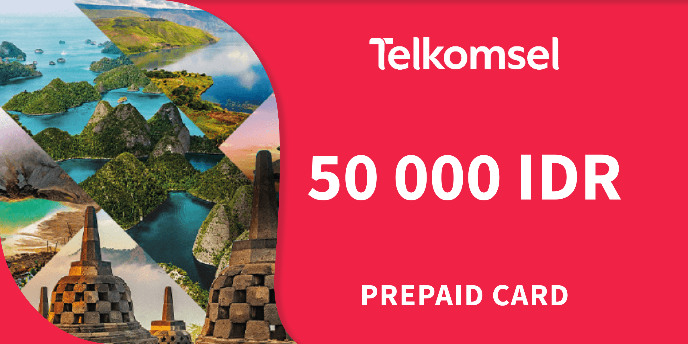 Telkomsel Prepaid Card 50000 IDR
